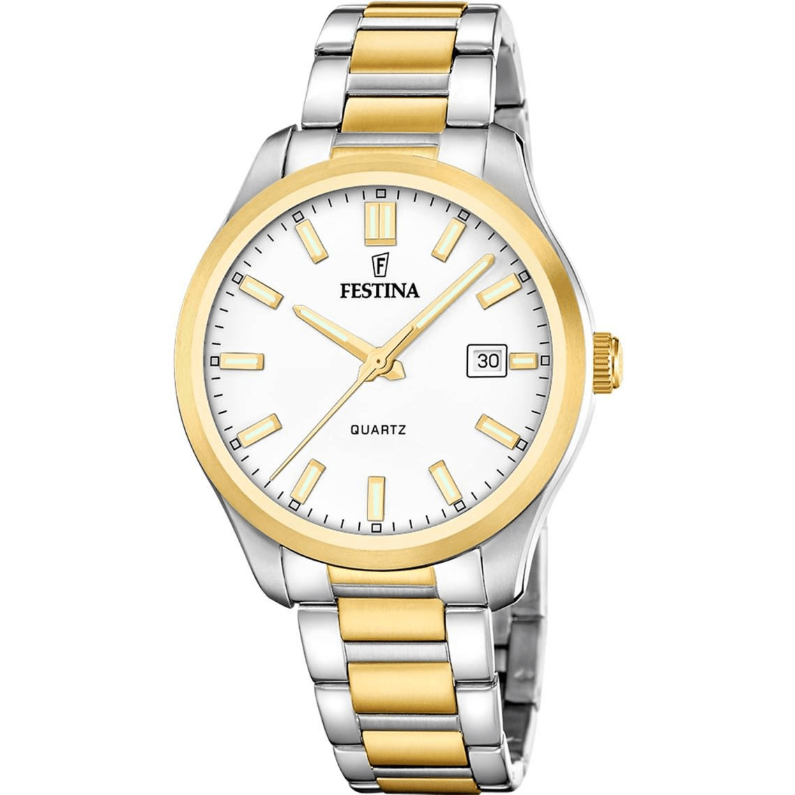Montre Homme Festina Acero Clasico - F20738-1 Bracelet Acier Bicolore