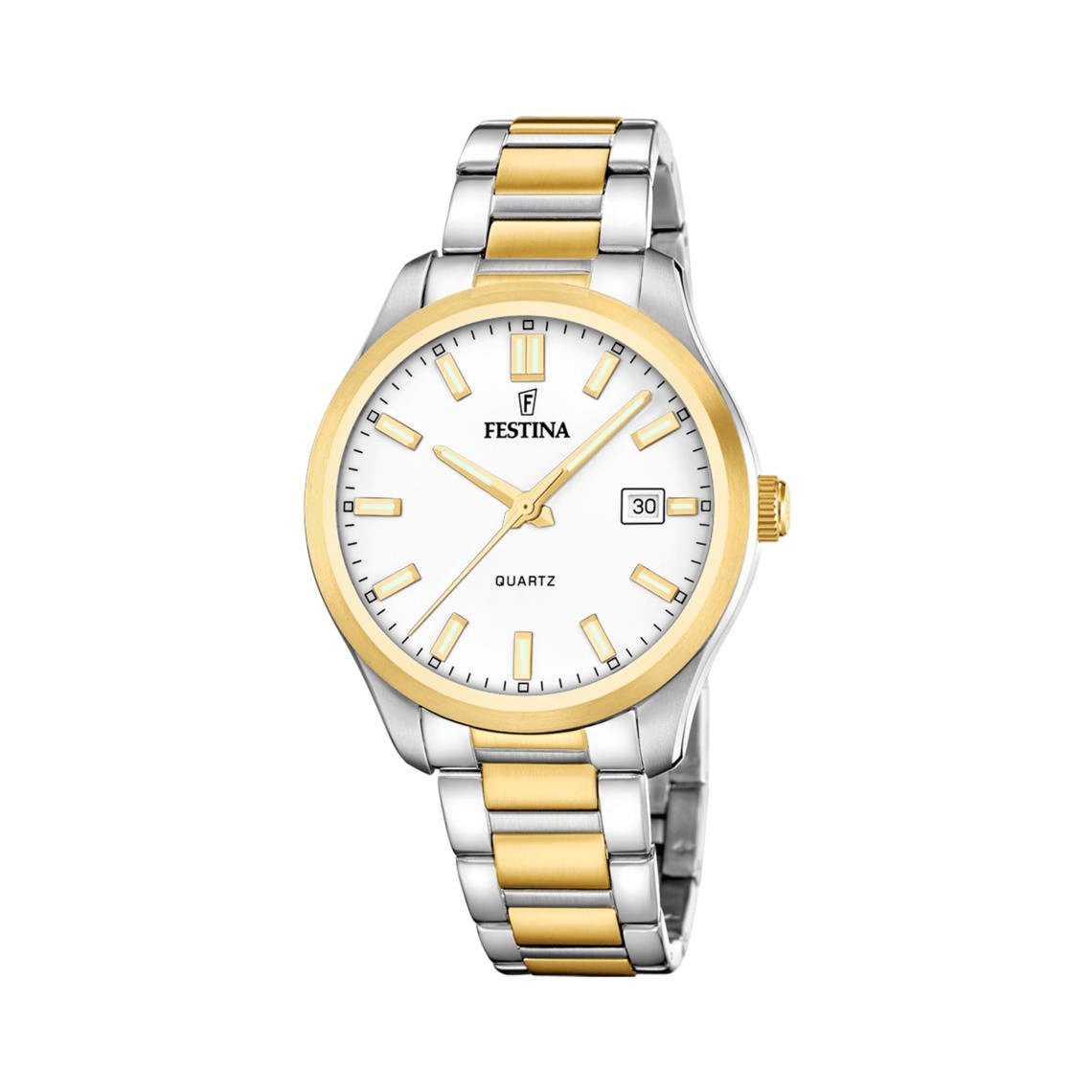 Montre Homme Festina Acero Clasico - F20738-1 Bracelet Acier Bicolore