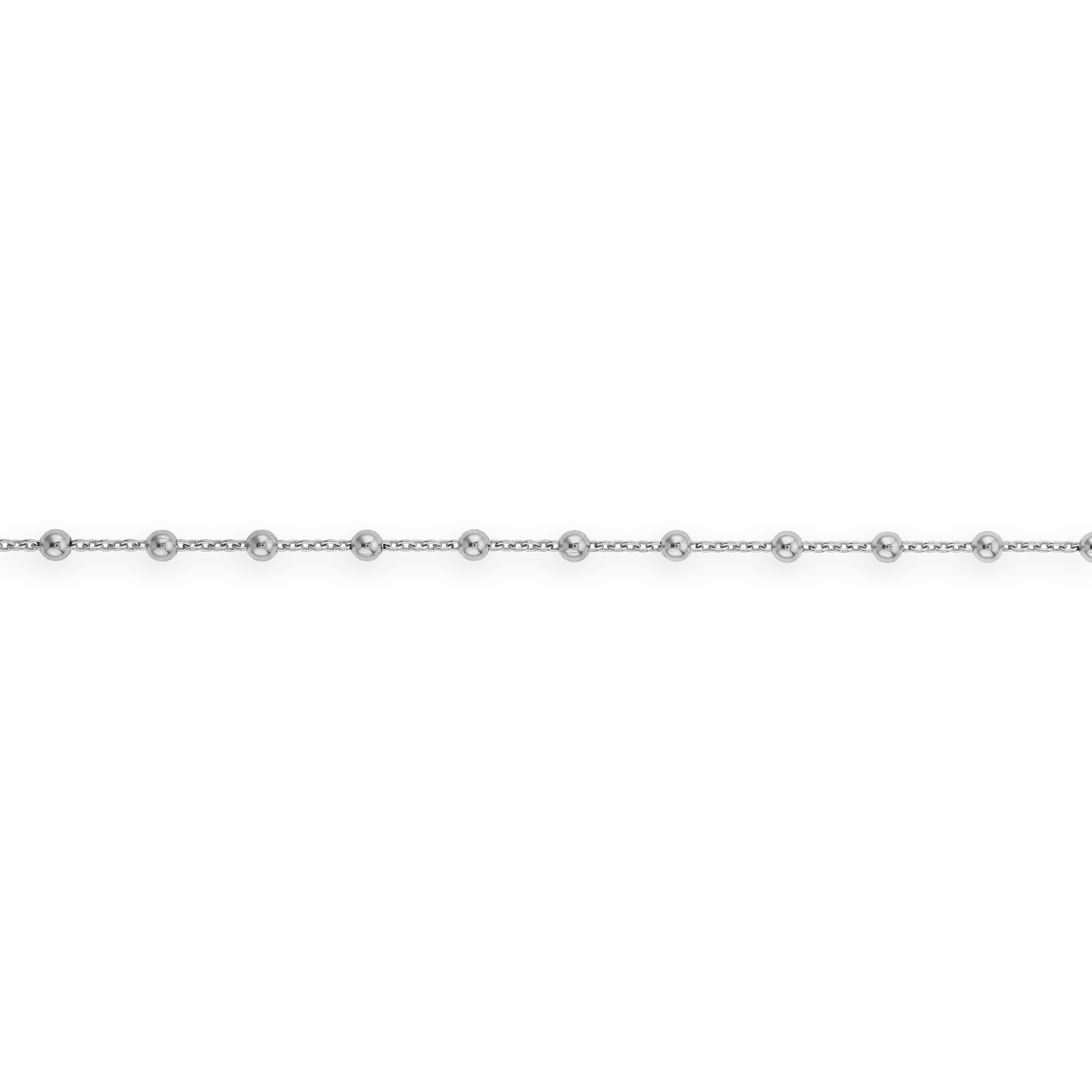 Chaîne Cheville Argent925 Grain D'argent