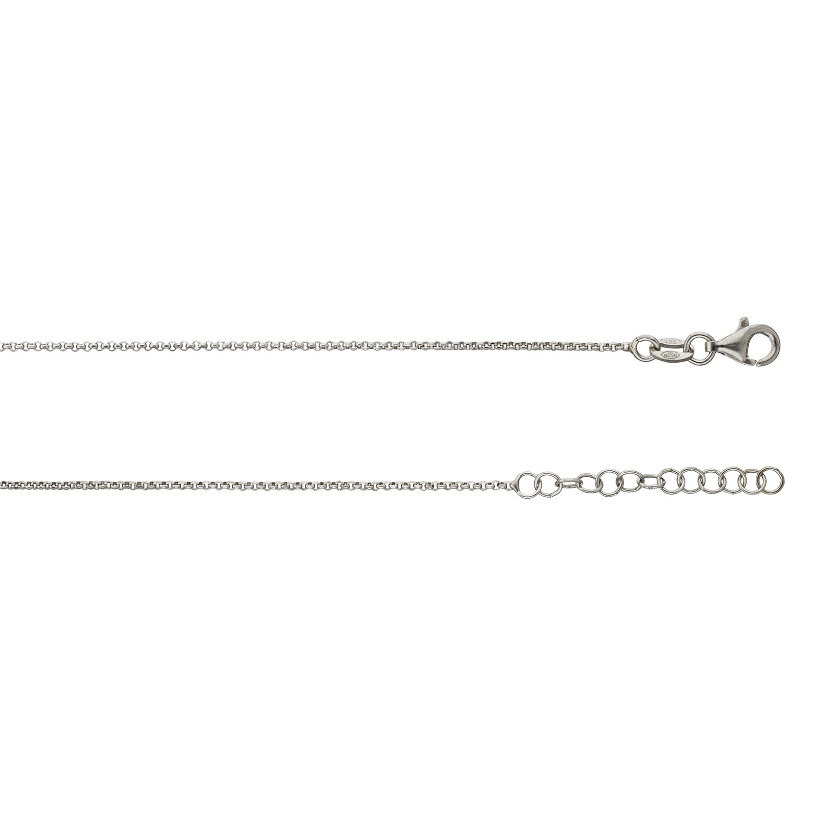 Collier Argent coeur ajouré texturée 42 plus 3 centimètres