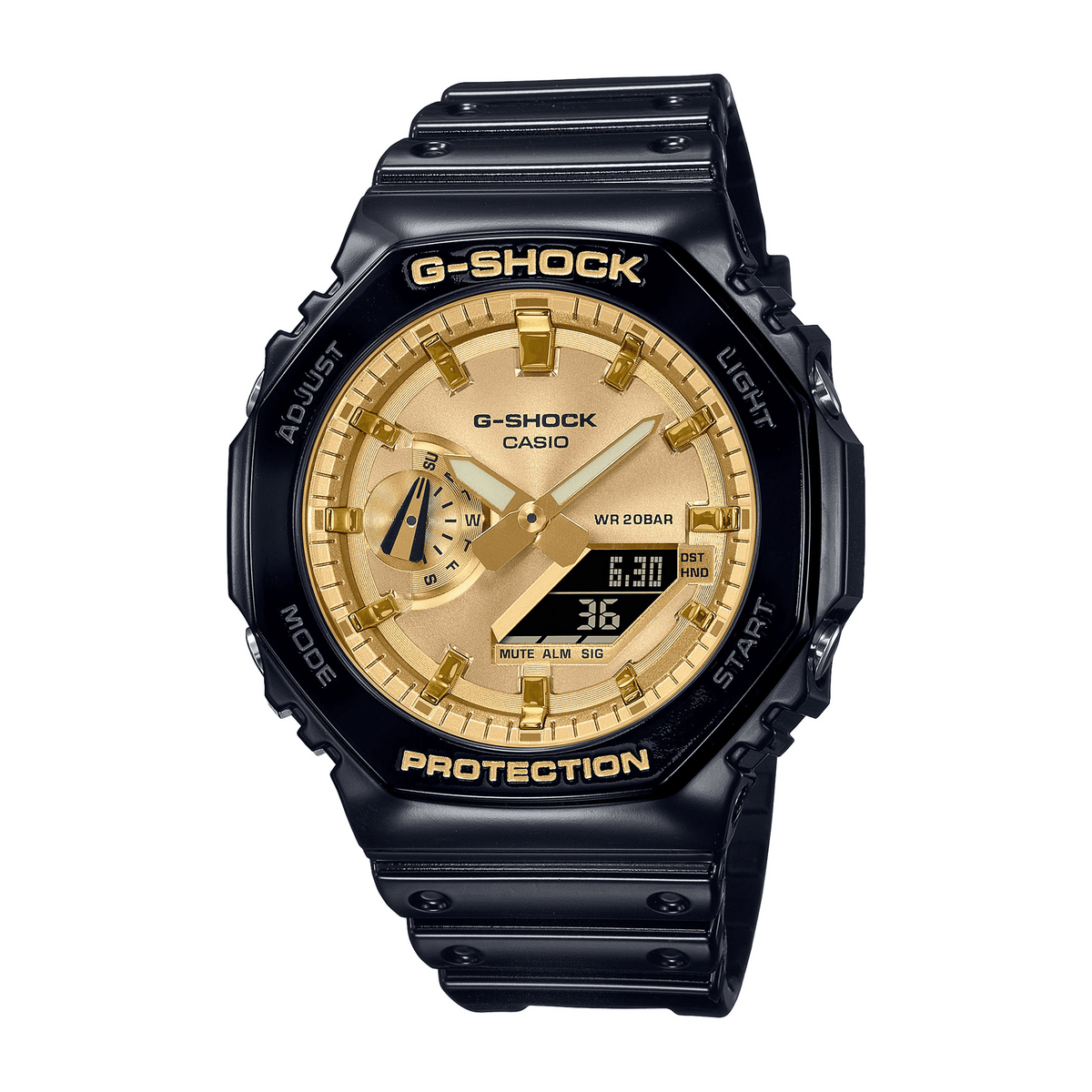 Montre G-Shock Homme Plongeur 2100 black & gold