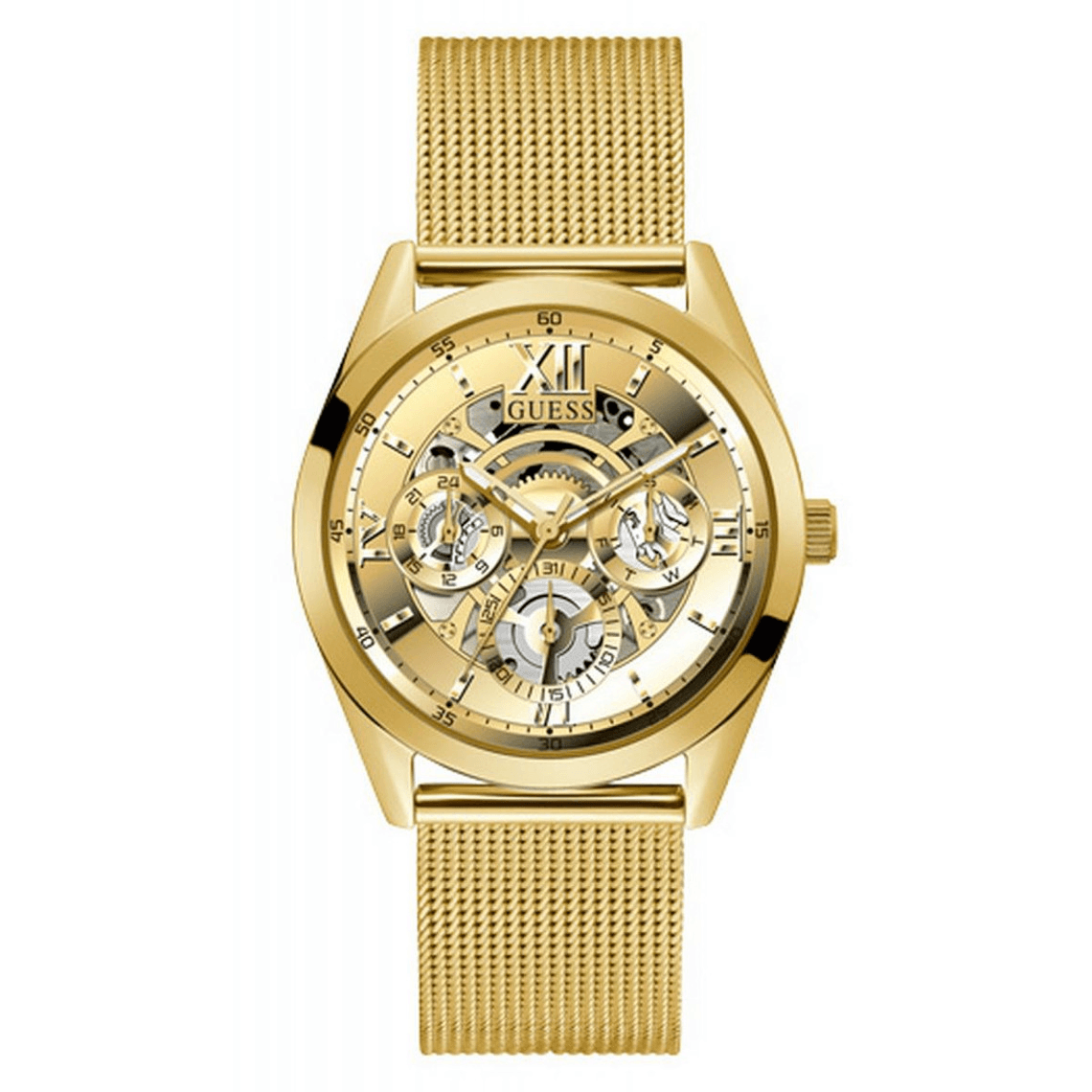 Montre Guess Tailor en Métal Doré