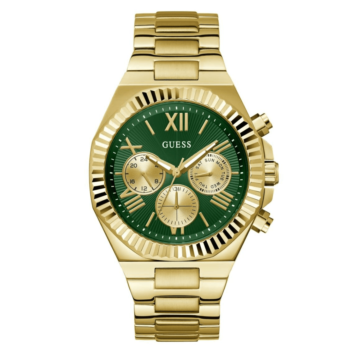 Montre Guess Equity en Acier et PVD Doré