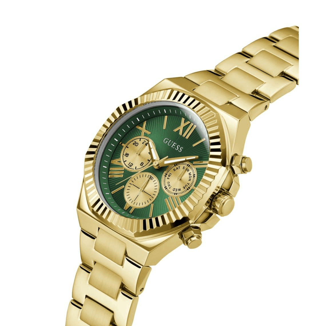 Montre Guess Equity en Acier et PVD Doré