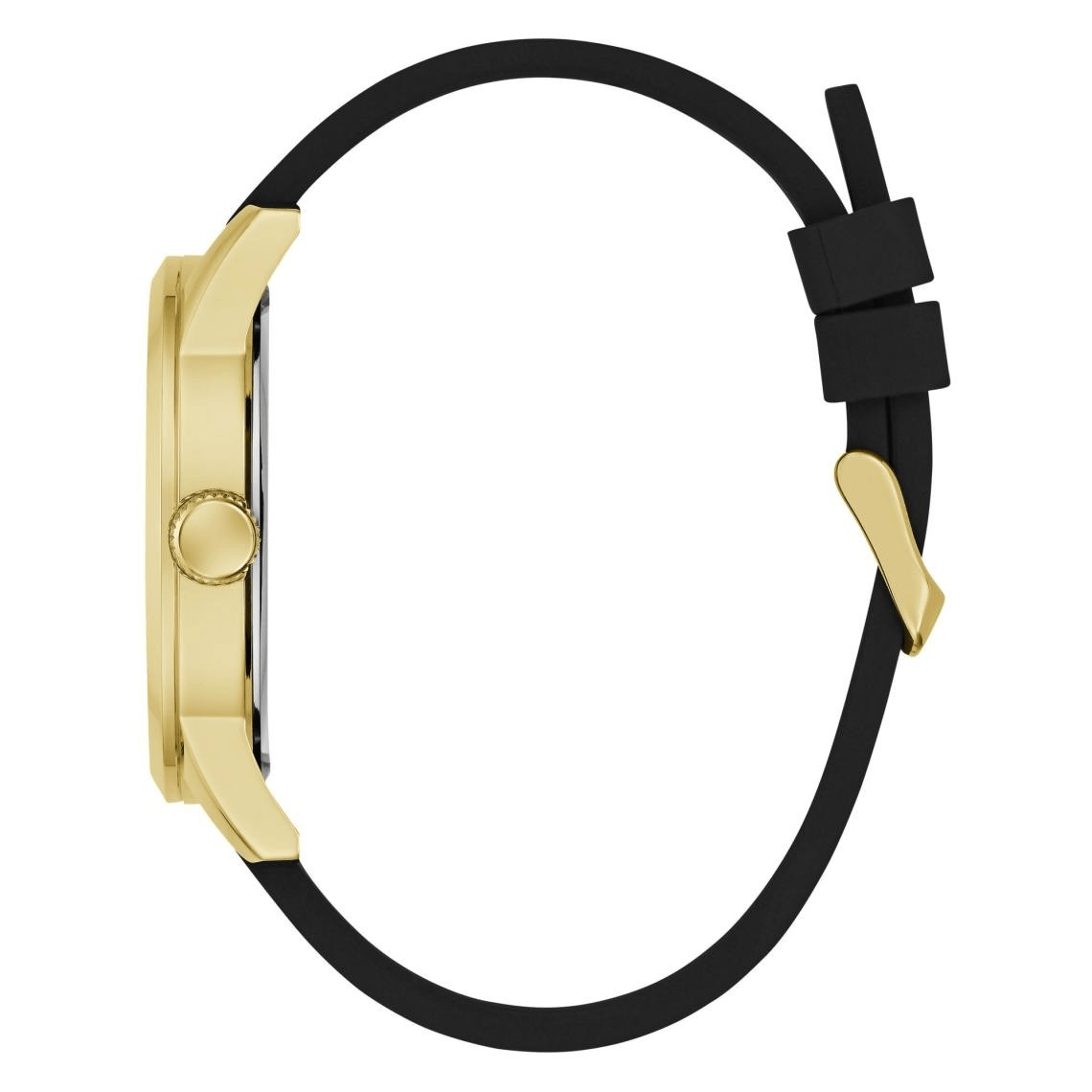 Montre Homme Guess Badge - Bracelet Acier Noir