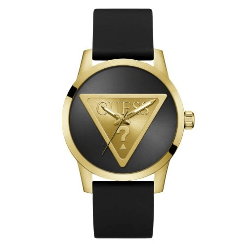 Montre Homme Guess Badge - Bracelet Acier Noir