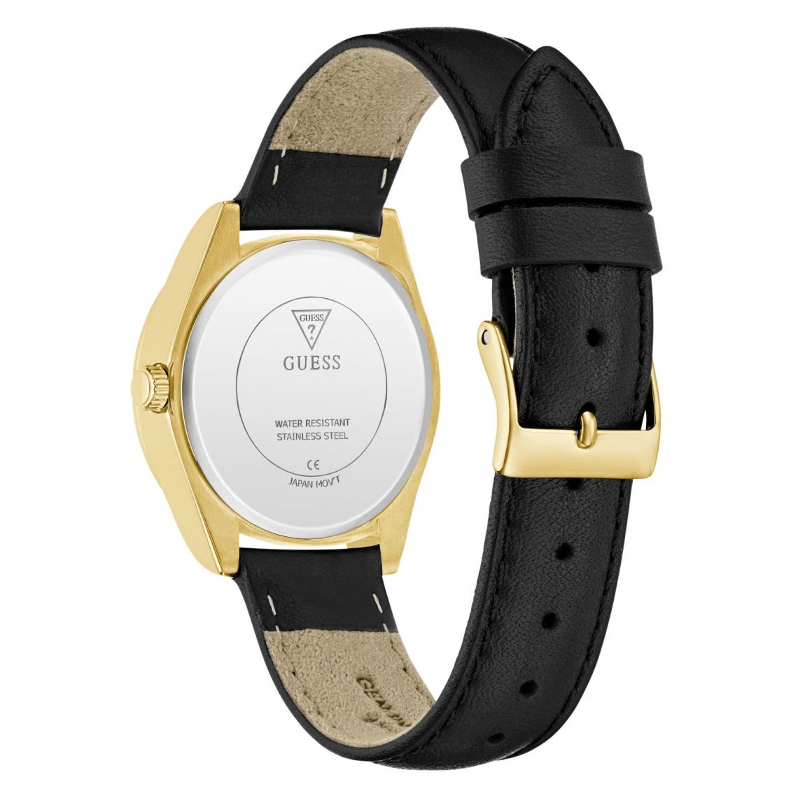 Montre Guess Boa en Cuir Noir