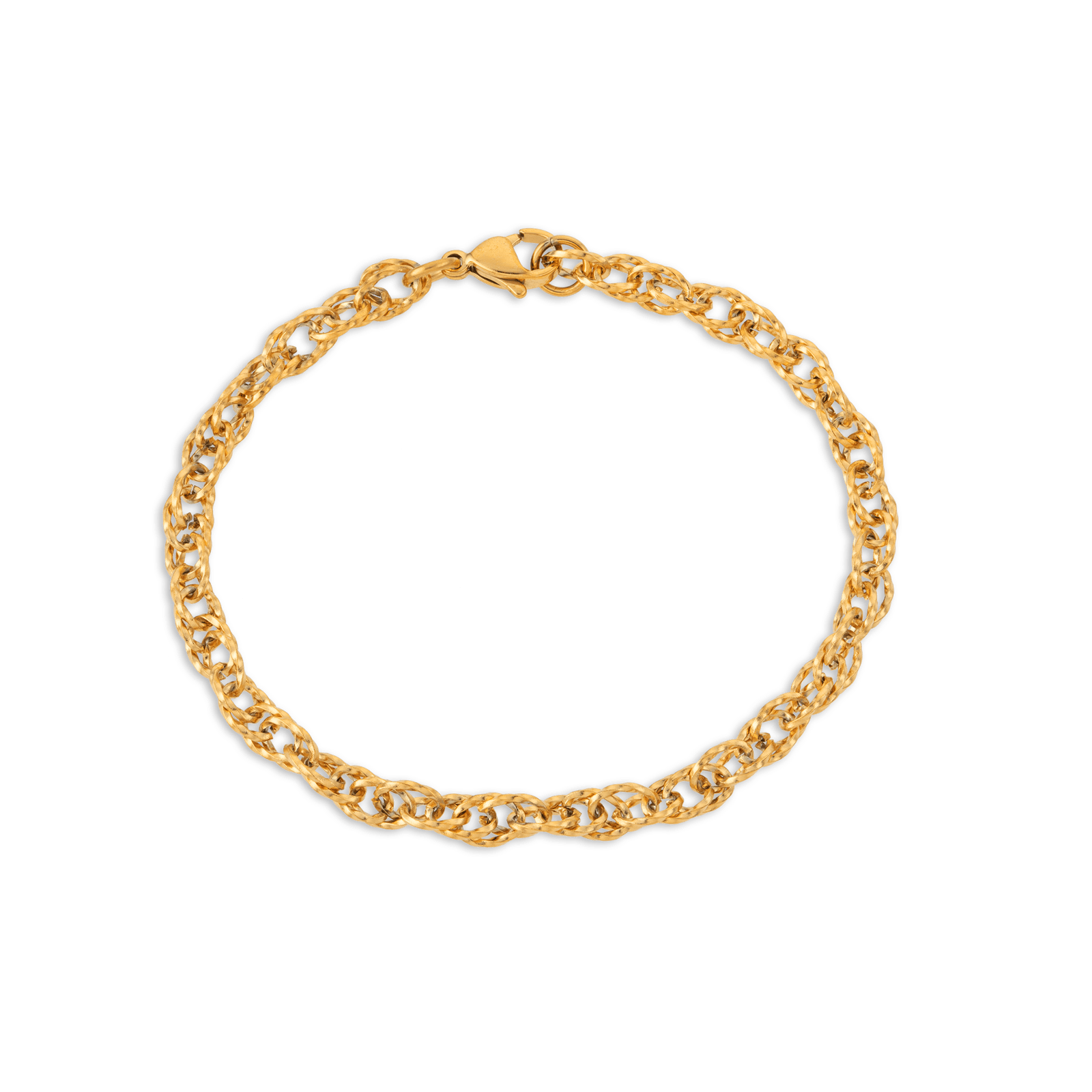 Bracelet Acier Jaune Fantaisie