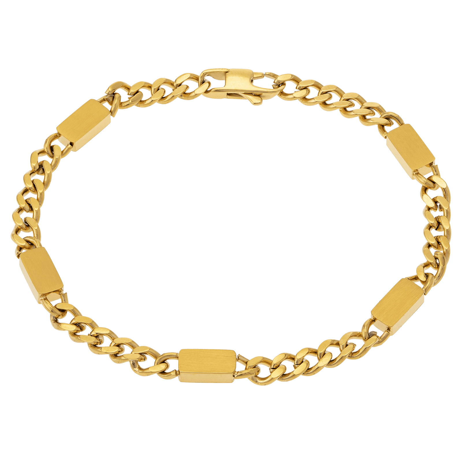 bracelet callas acier doré 21 mm