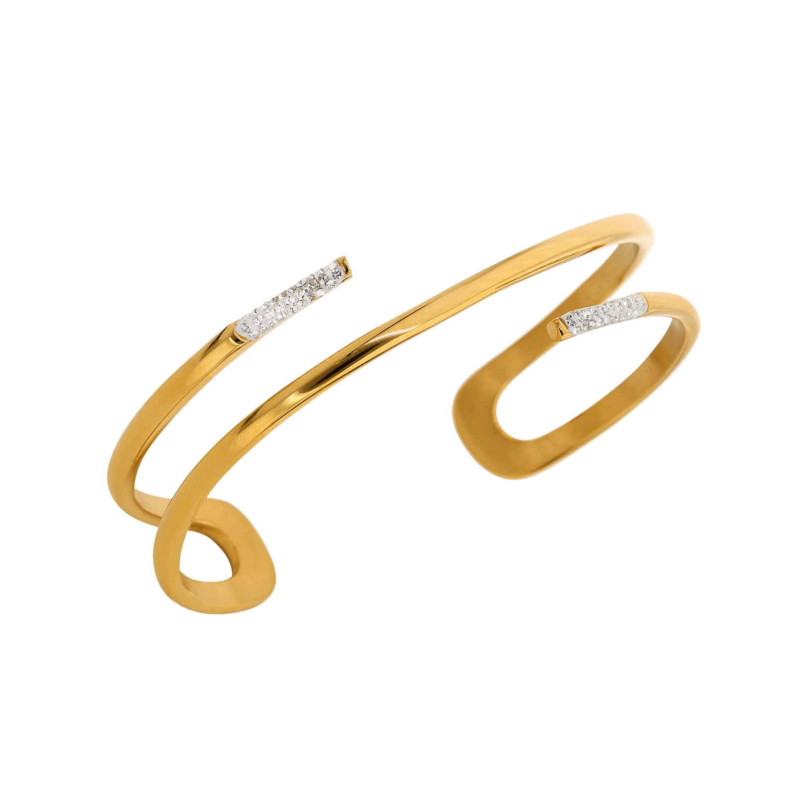 Jonc Cristal 68mm Tubes 15mm Acier Jaune