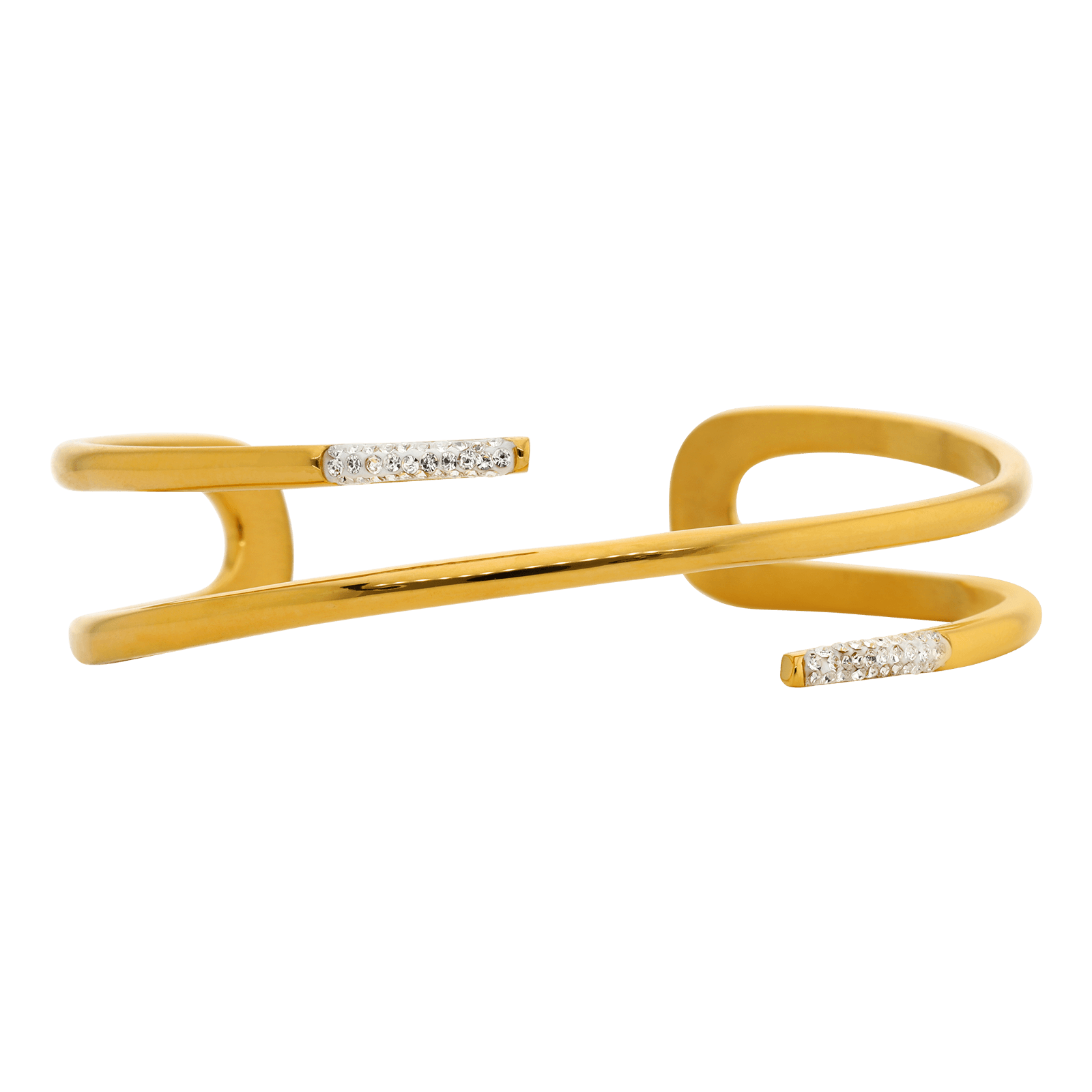 Jonc Cristal 68mm Tubes 15mm Acier Jaune