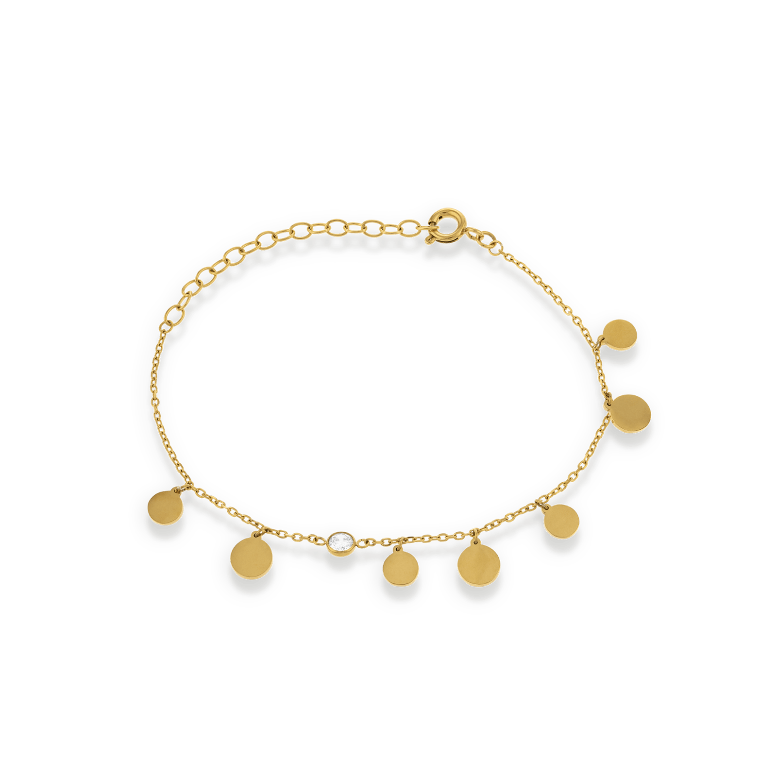 Bracelet Acier Breloques Zirconium