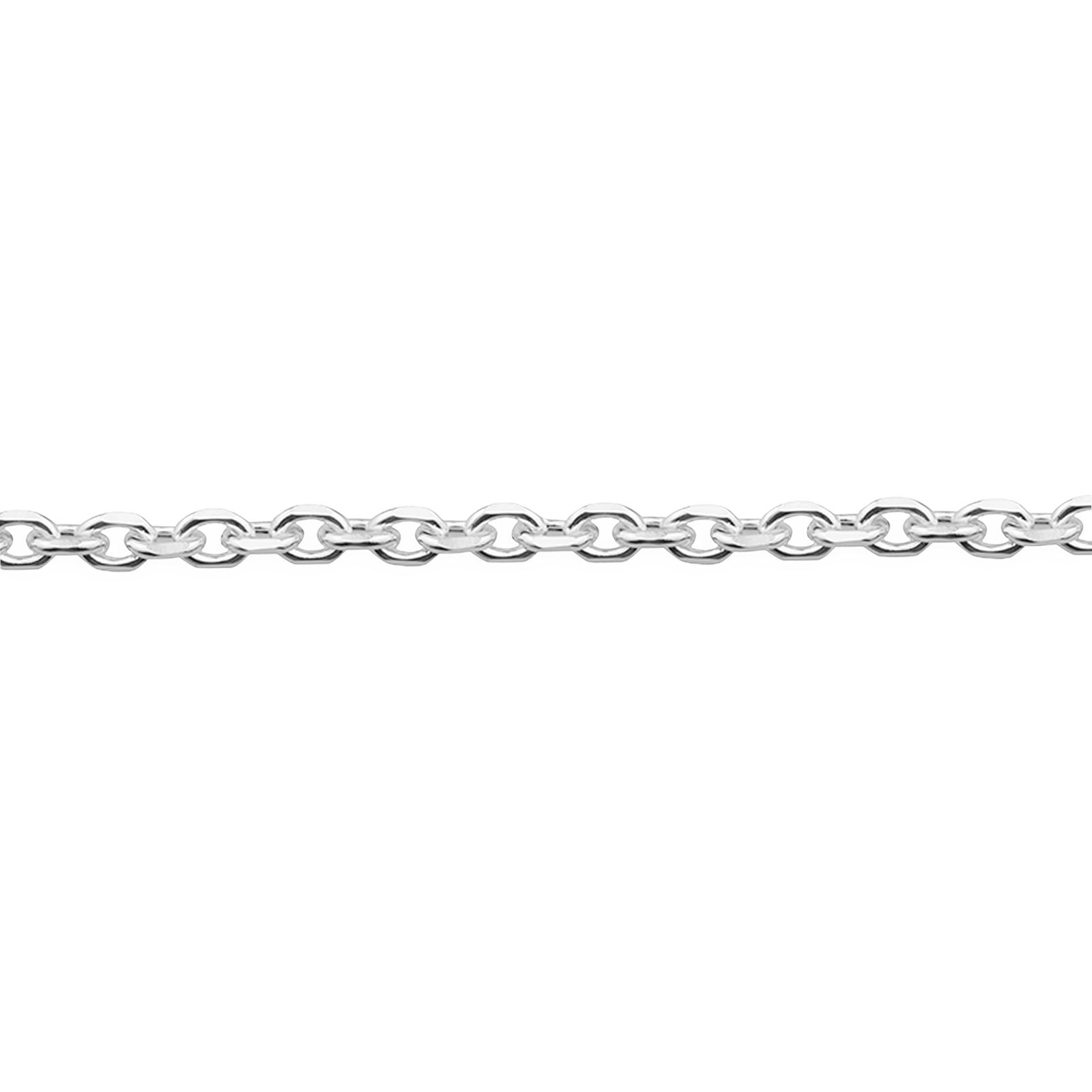 Bracelet Callas jaseron 7 millimètres Acier 21 centimètres