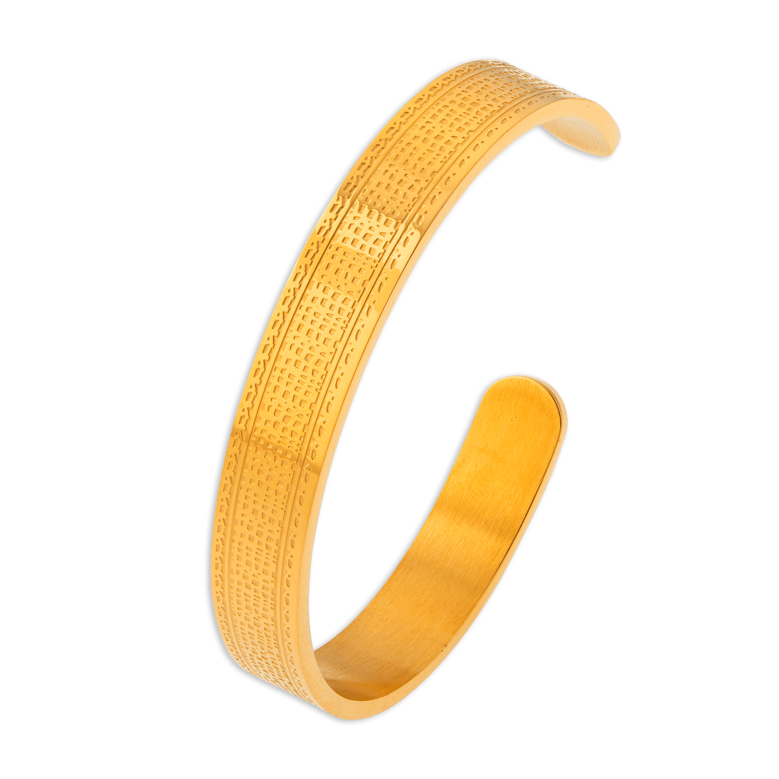 Jonc Acier Jaune Fantaisie Ouvert