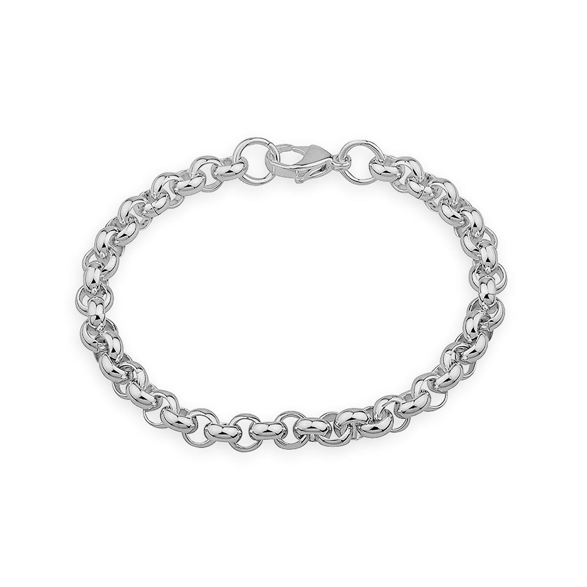 Bracelet Acier Fantaisie 7mm 22cm
