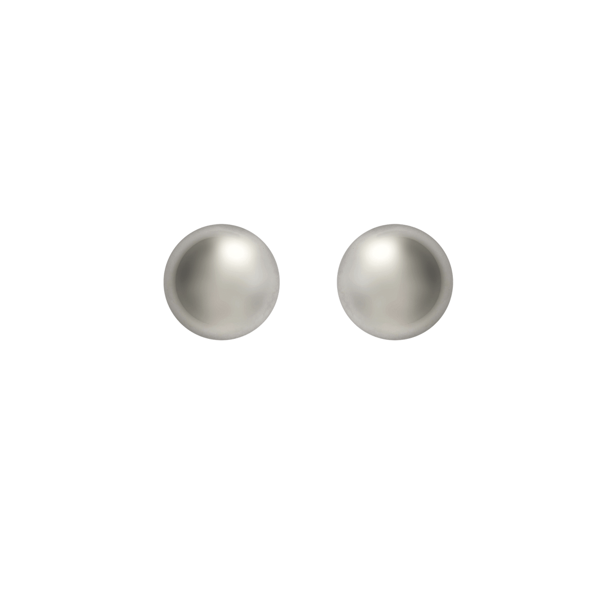Boucles D'oreilles Acier Bouton 14mm