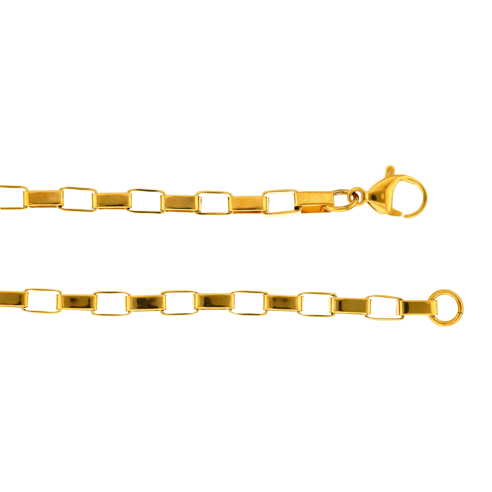 collier callas acier doré 60 mm