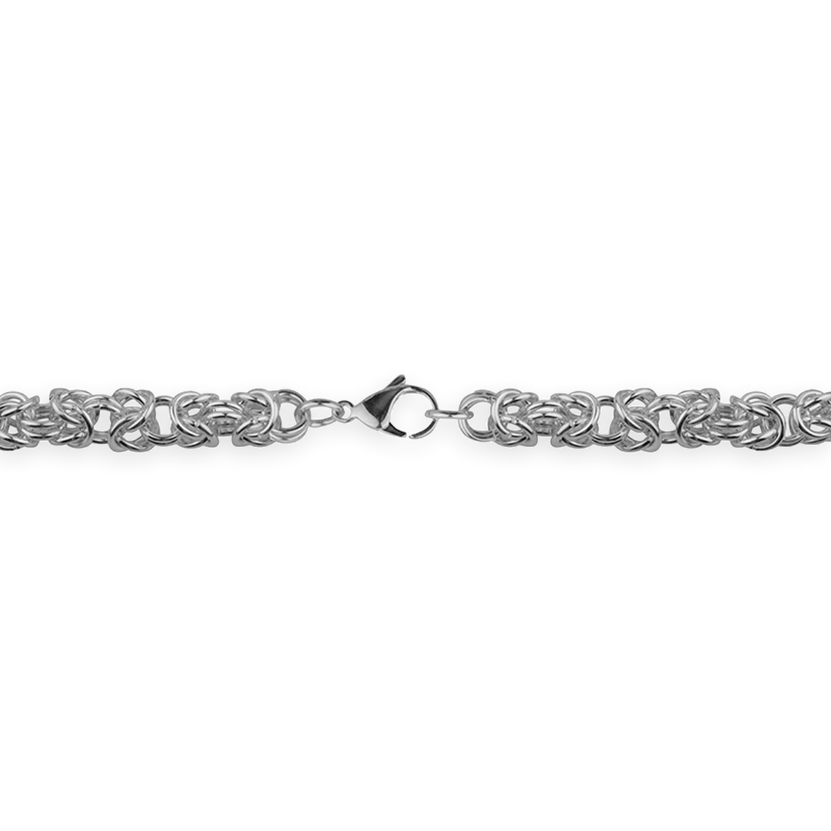 Collier Acier Maille Royale 9mm 50cm