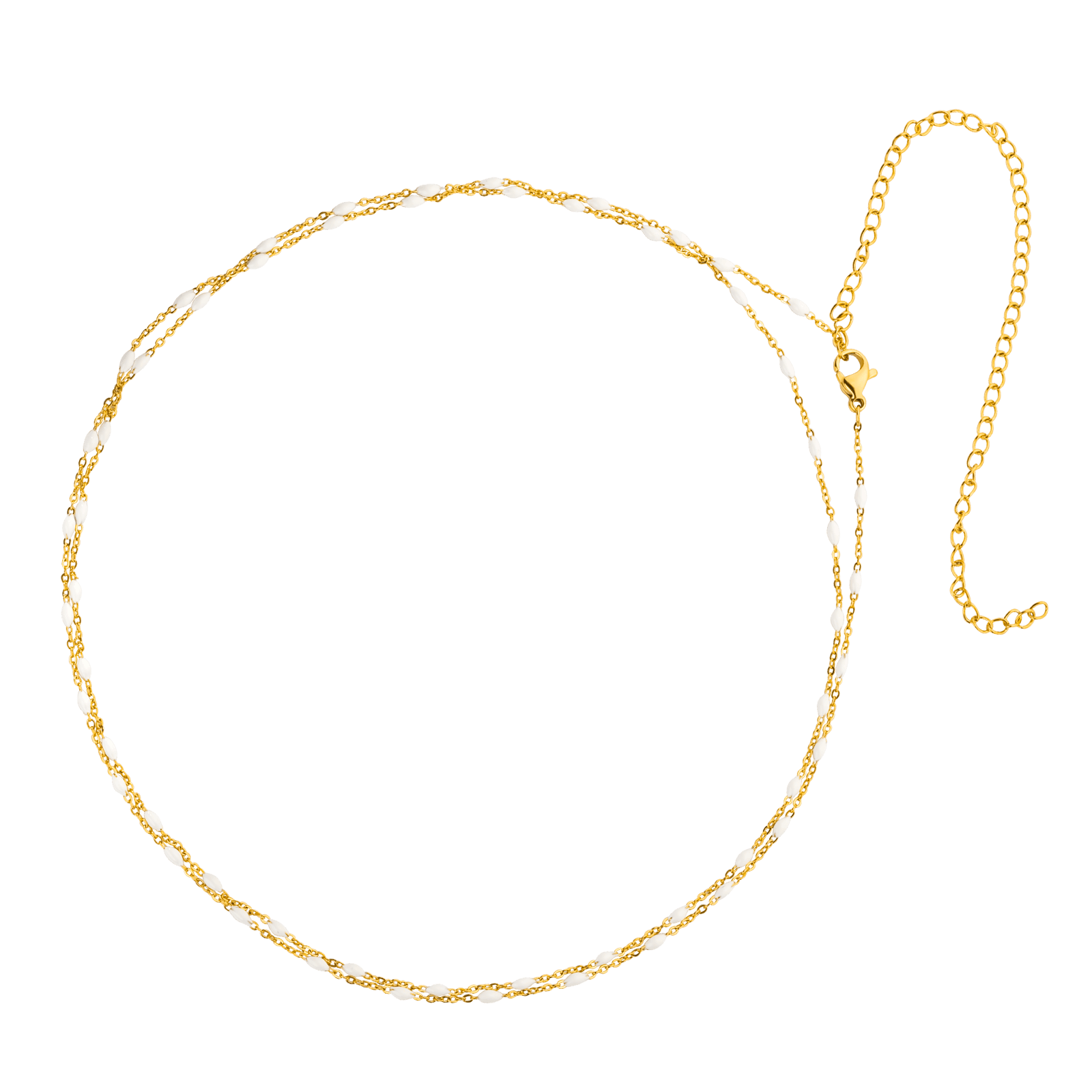 Chaine de taille callas Acier doré