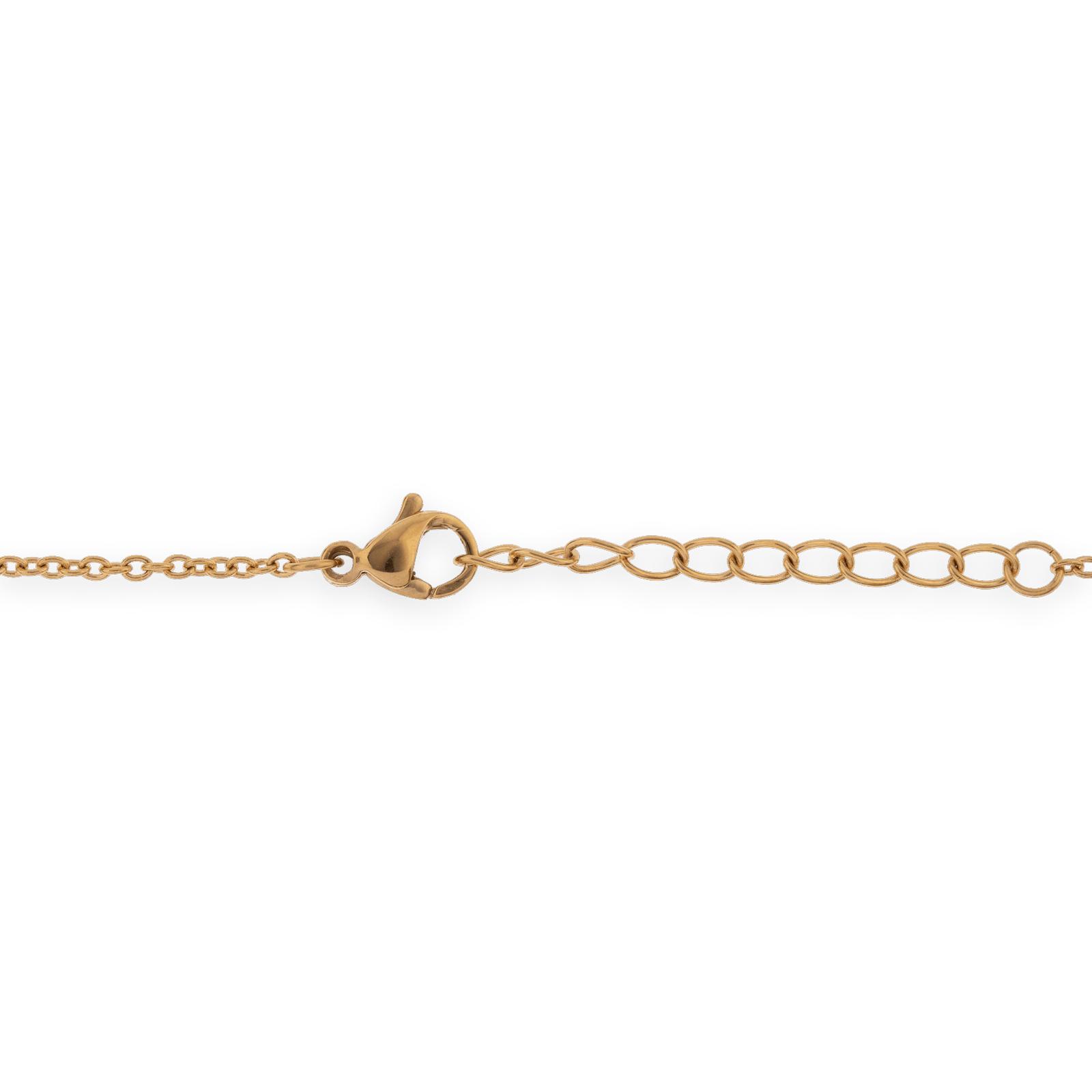 Collier chaîne motif goutte de cristal