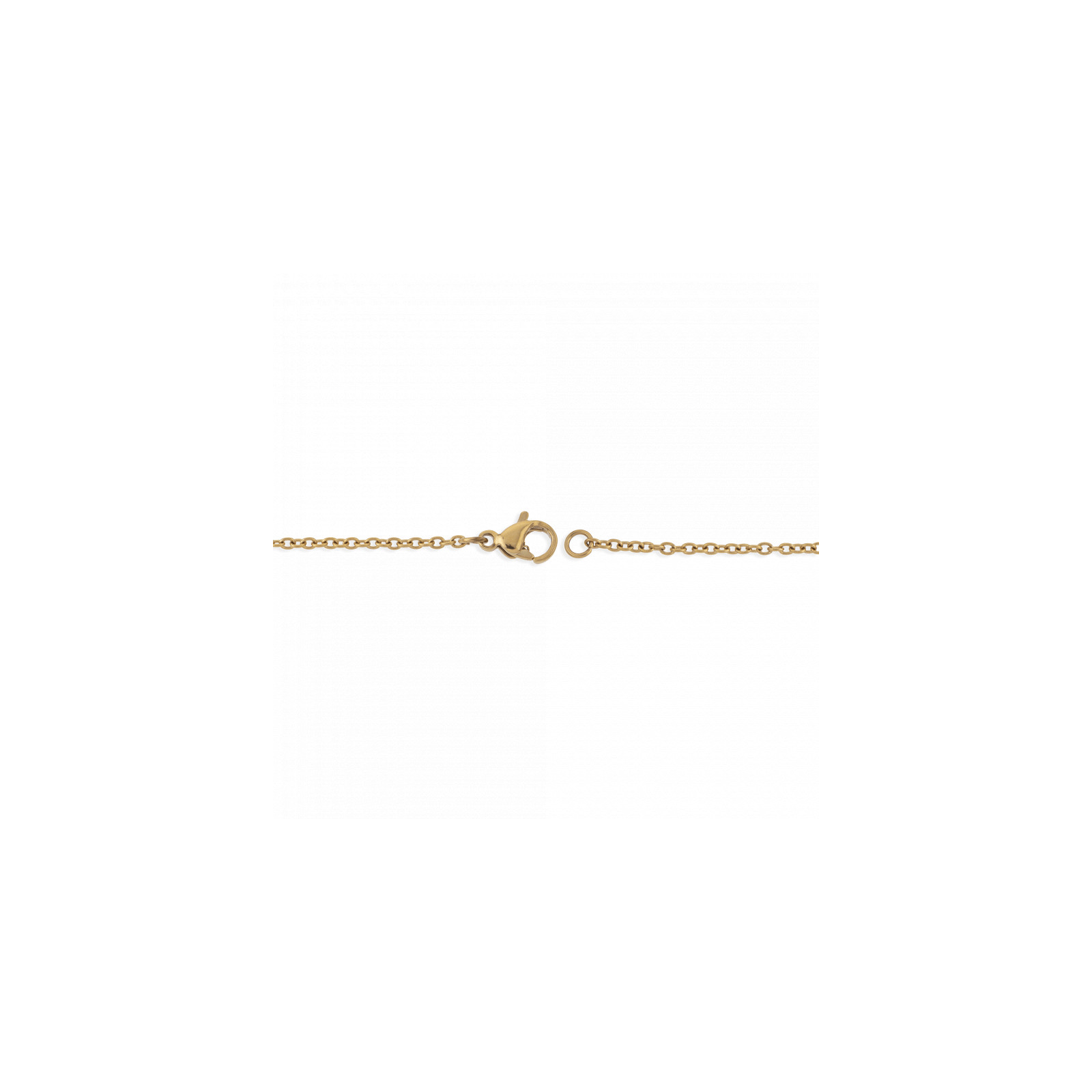 Collier Callas Acier doré Forçat 1.5mm 55cm