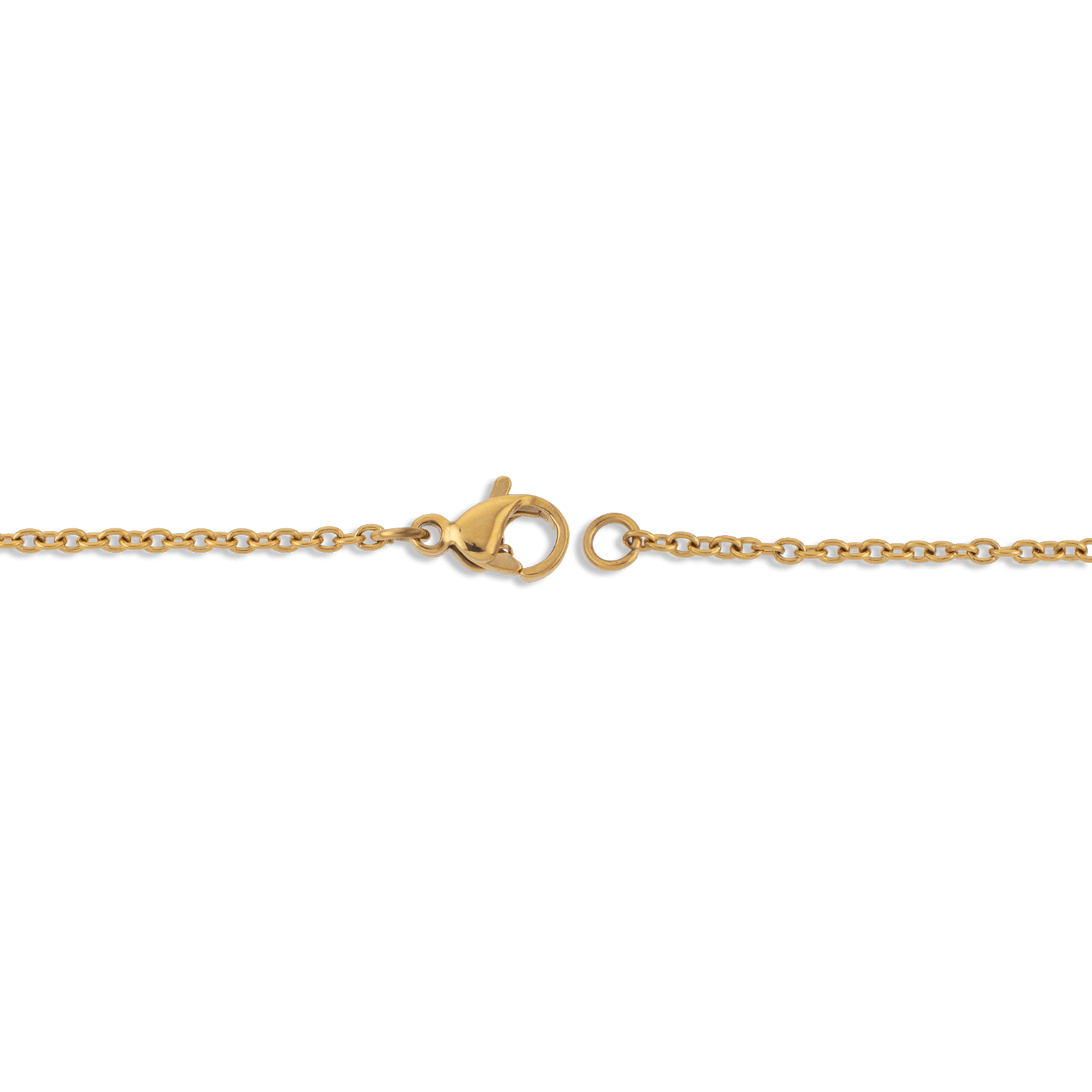 Collier Callas Acier doré Forçat 1.5mm 55cm