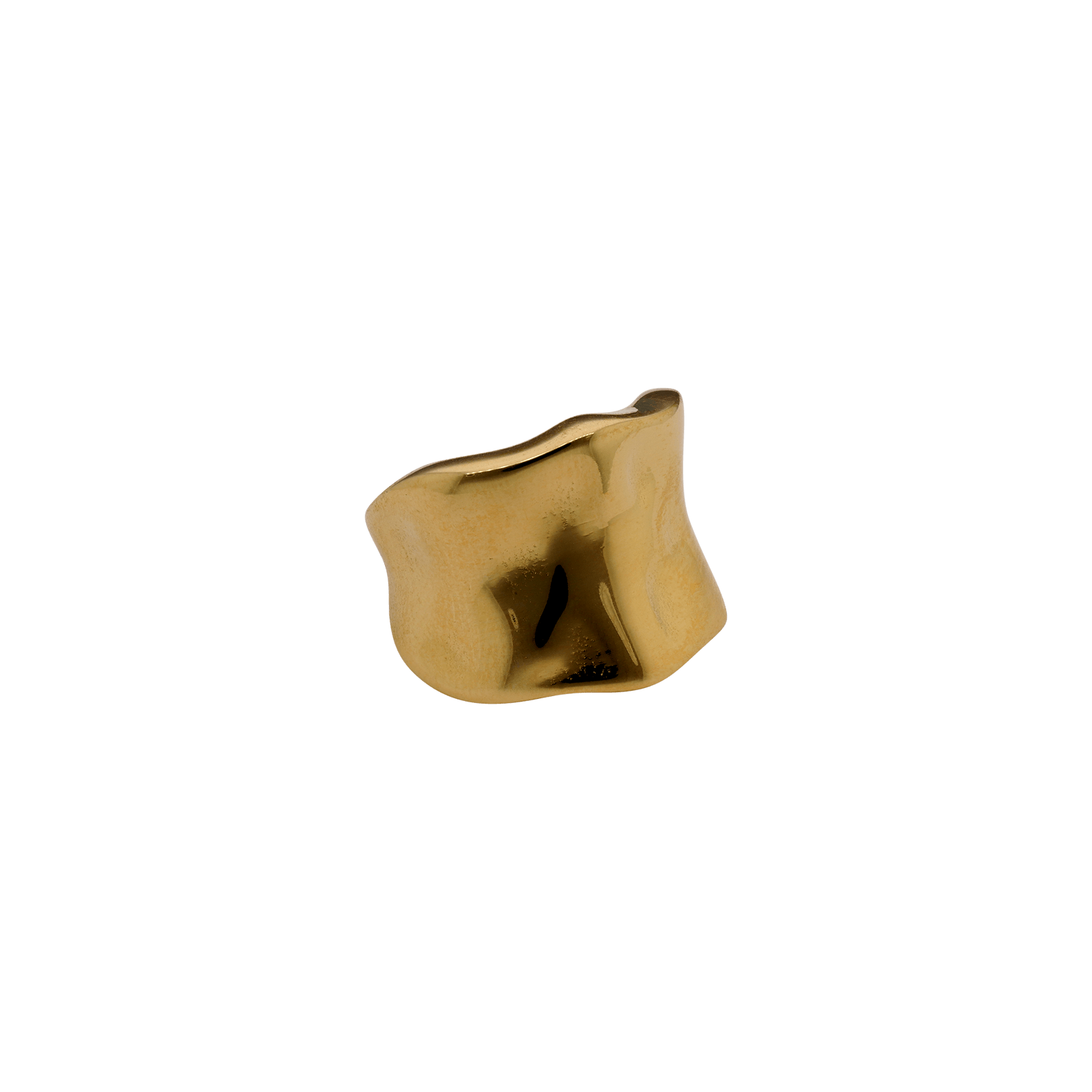 bague callas acier doré fantaisie