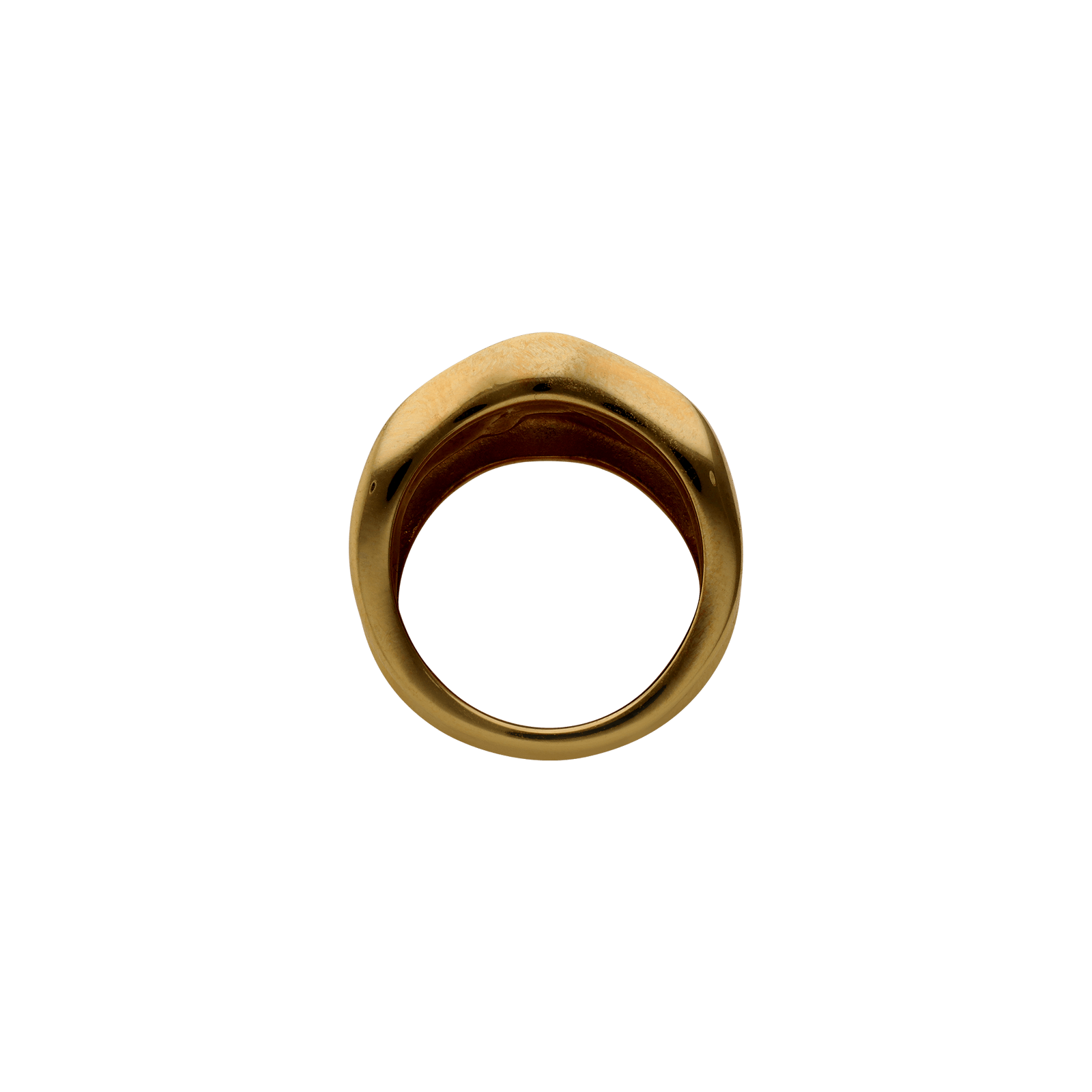 bague callas acier doré fantaisie