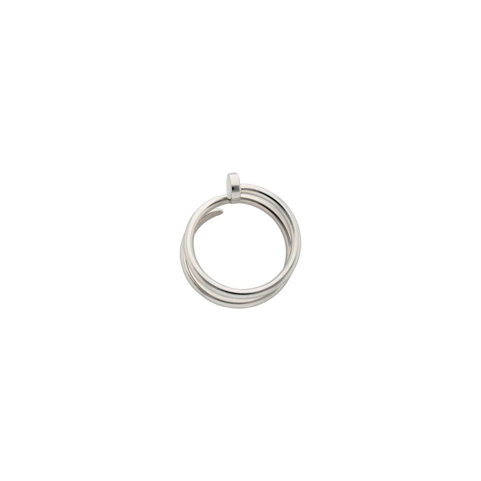 Bague Callas Acier clou