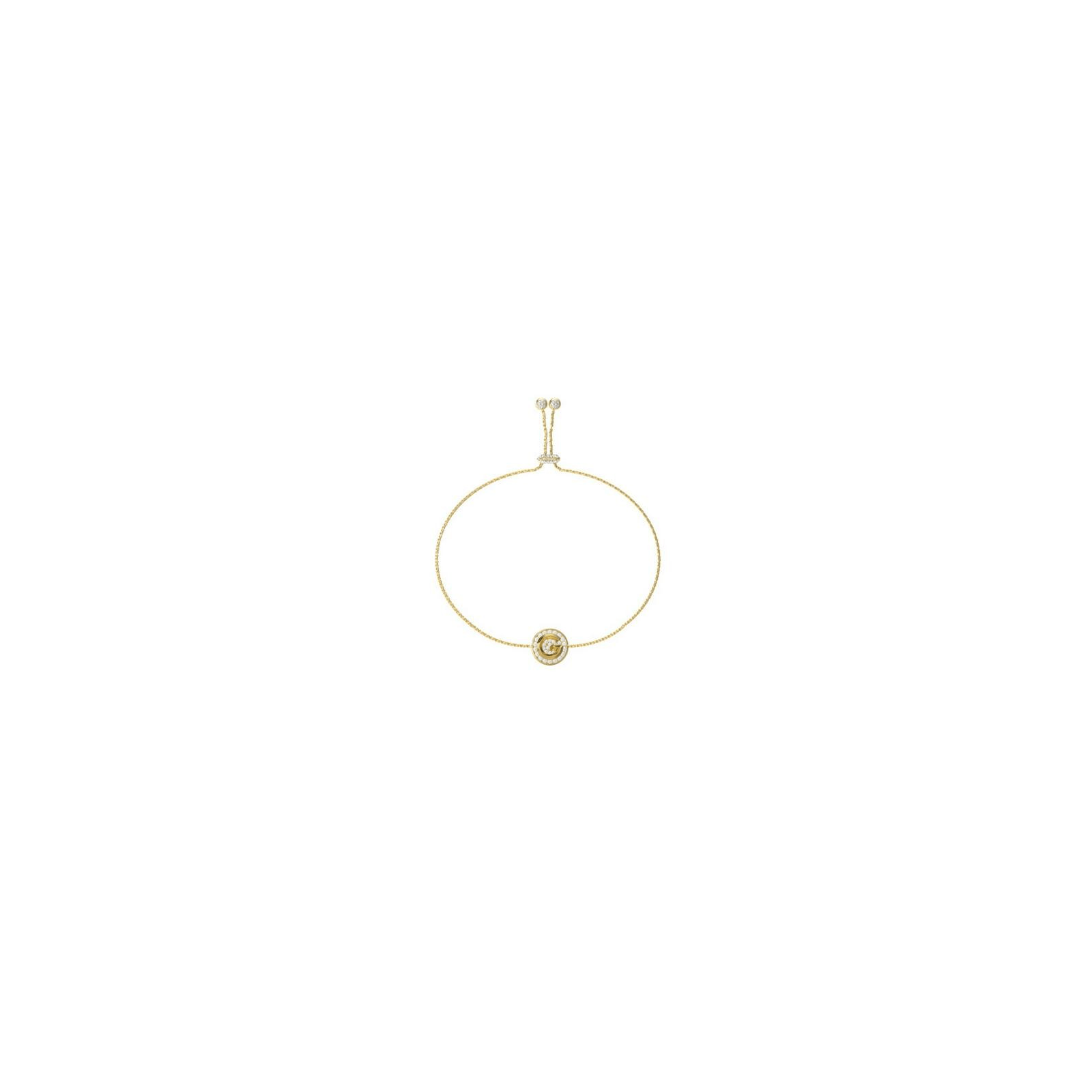 Bracelet GUESS G Crystal Acier doré