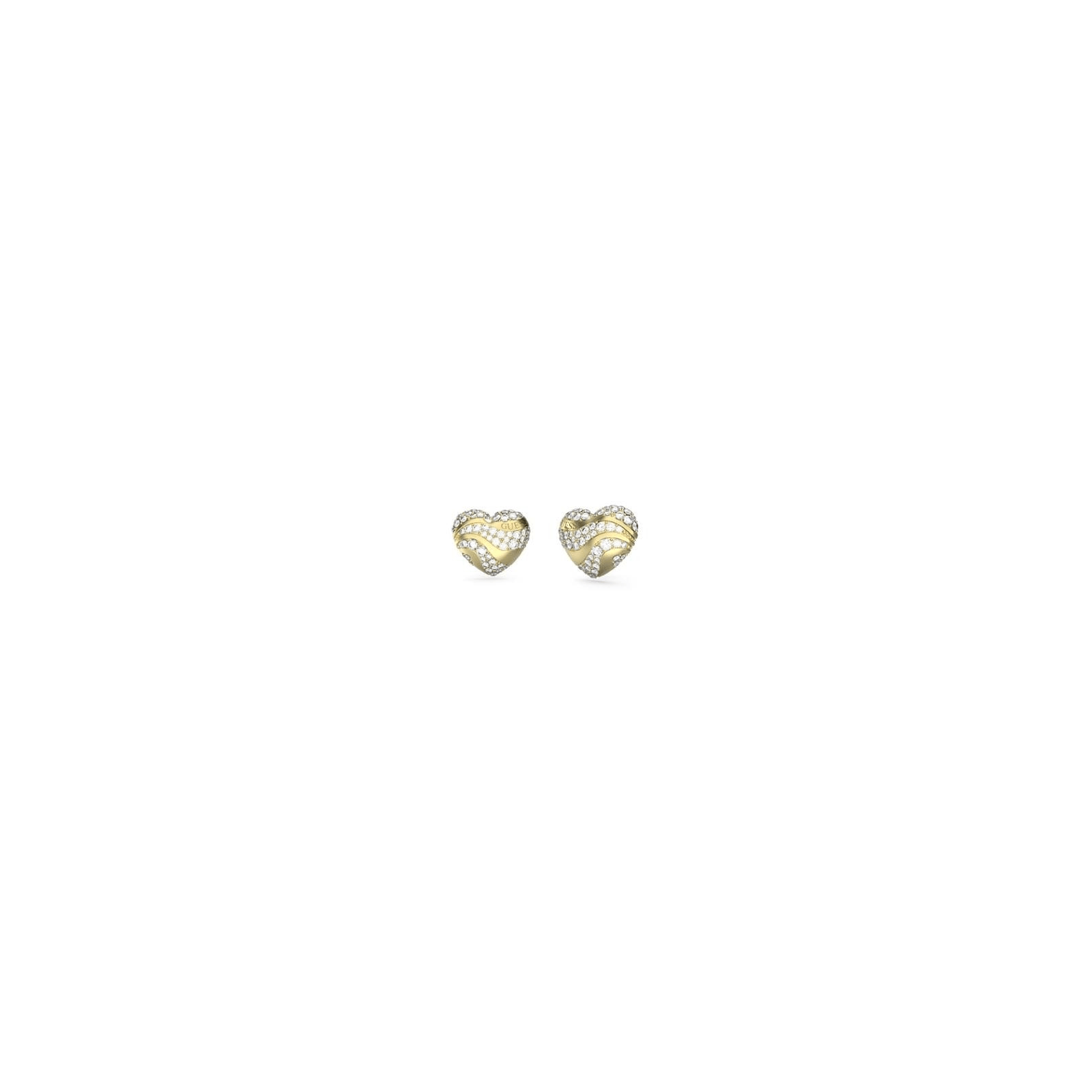 Boucles oreilles Guess Bijoux In My Heart acier Doré