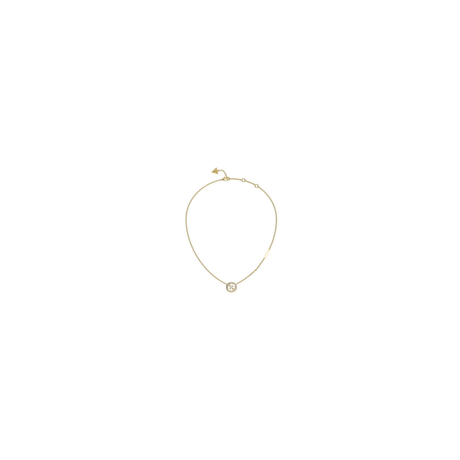Collier Guess LIFE IN 4G Acier Doré