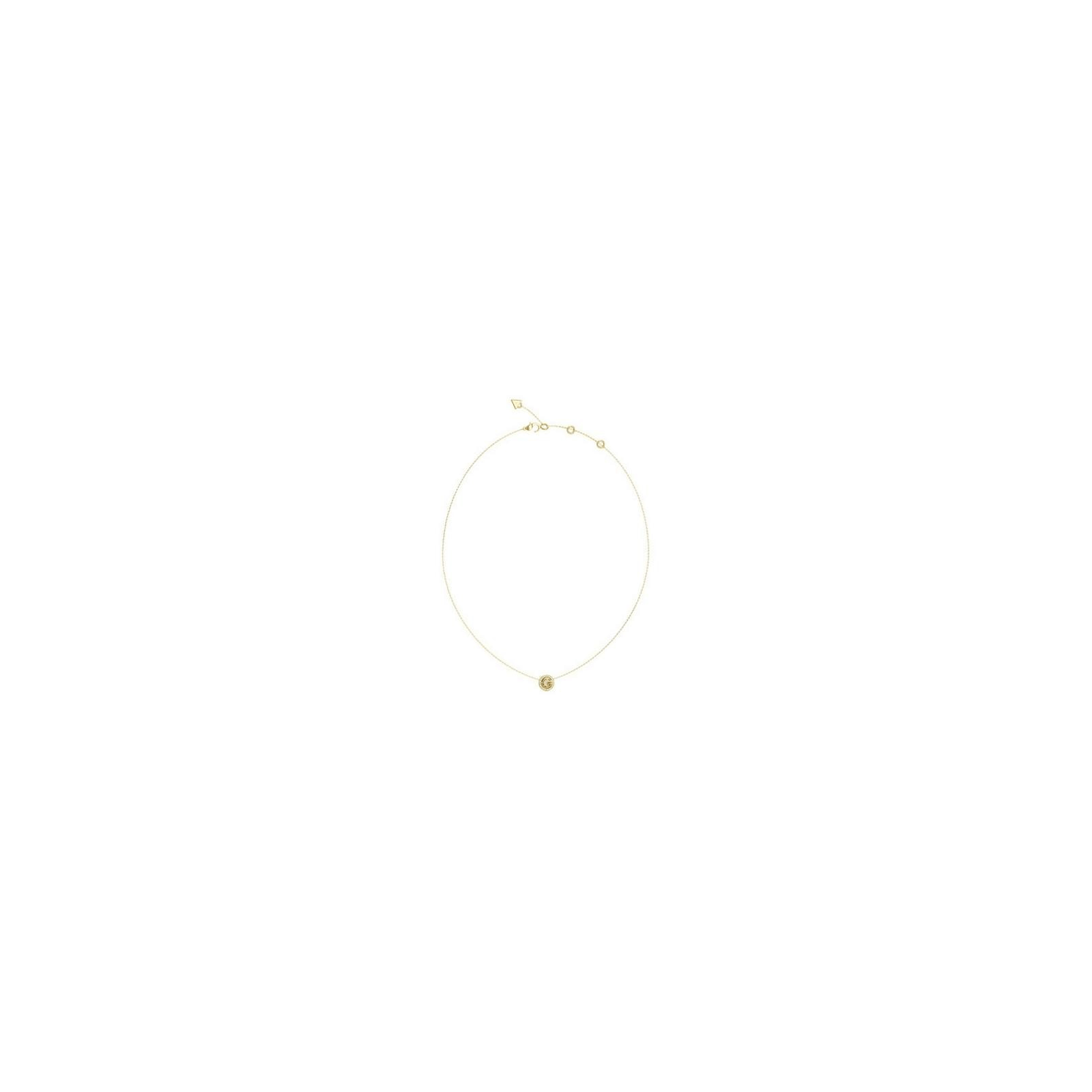 Collier GUESS G crystal Acier doré