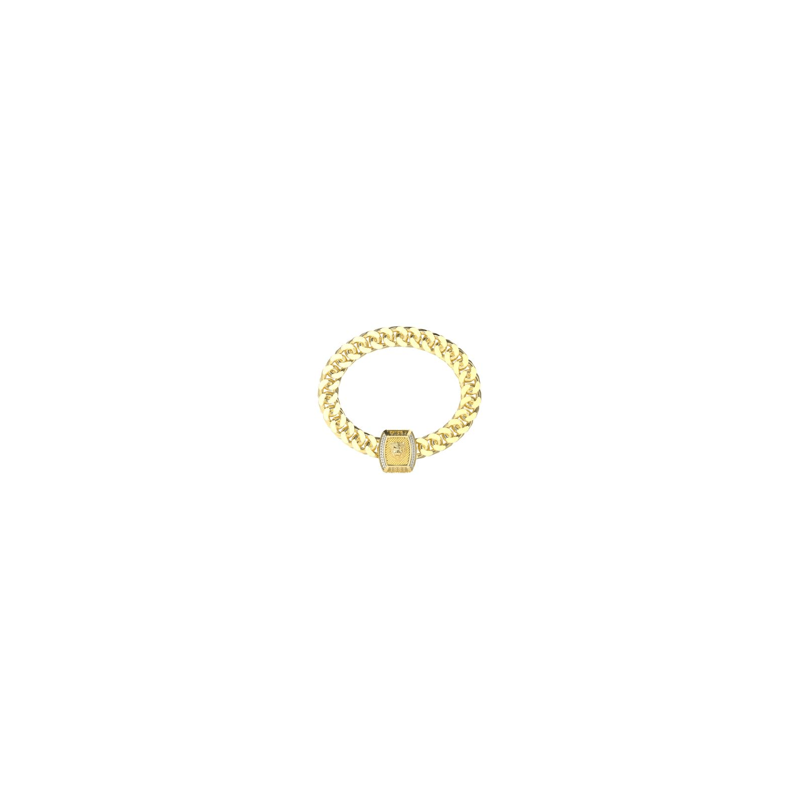 Bracelet GUESS LION KING Acier Doré