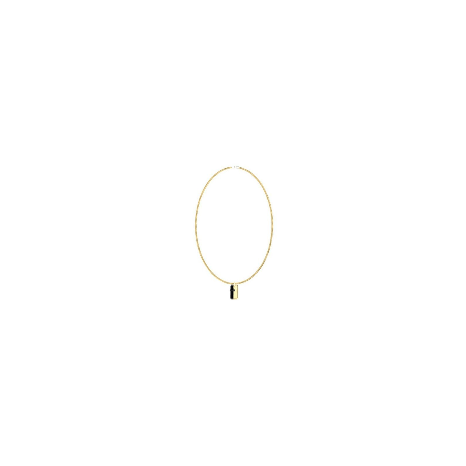 Collier Guess noir Acier doré