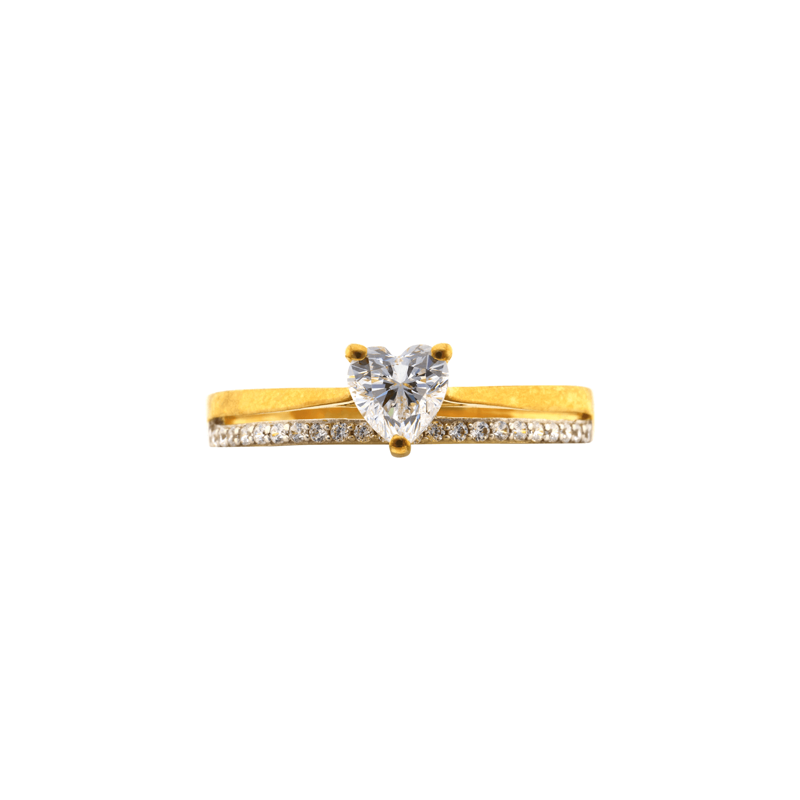 bague solo et demi alliance Oxyde de Zirconium