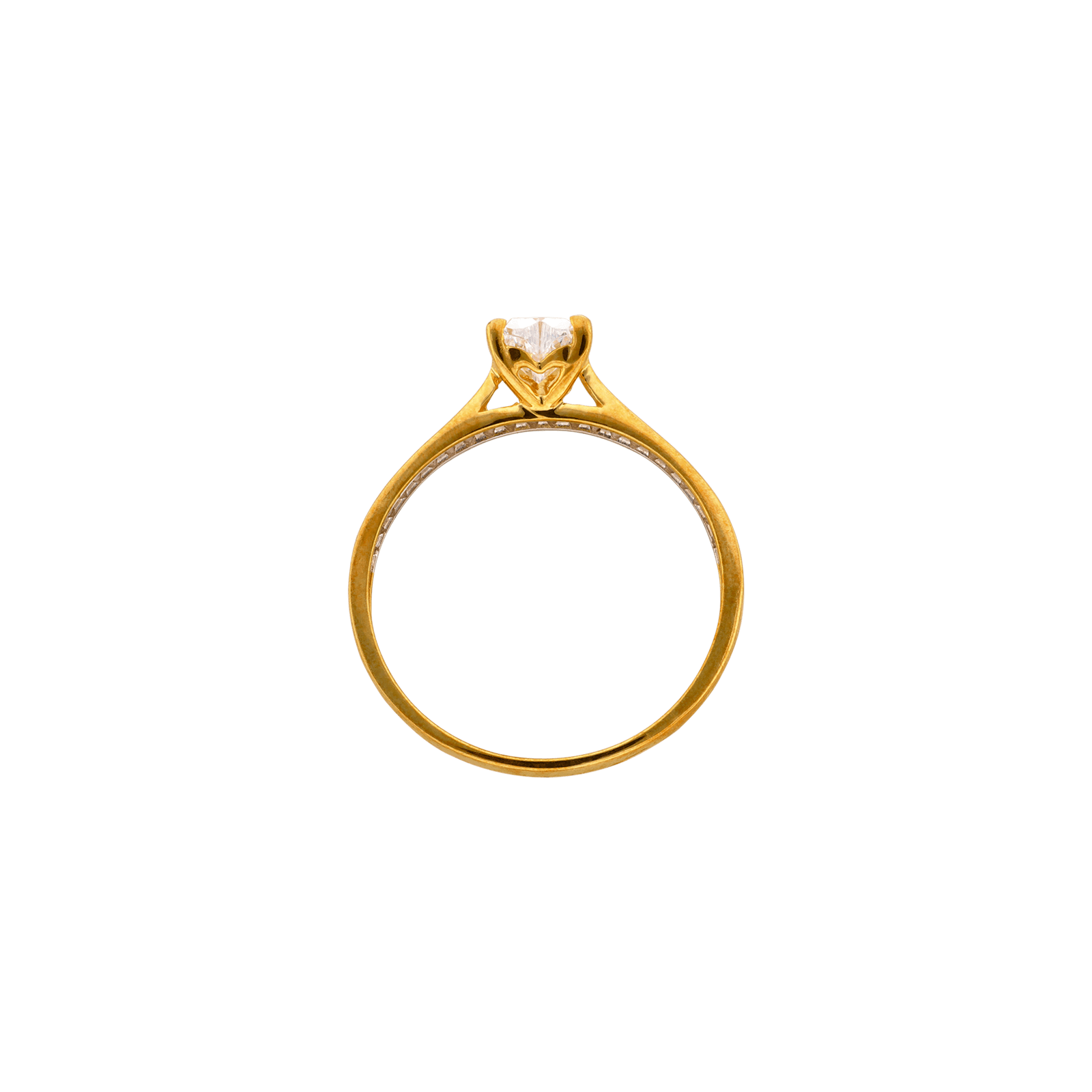 bague solo et demi alliance Oxyde de Zirconium