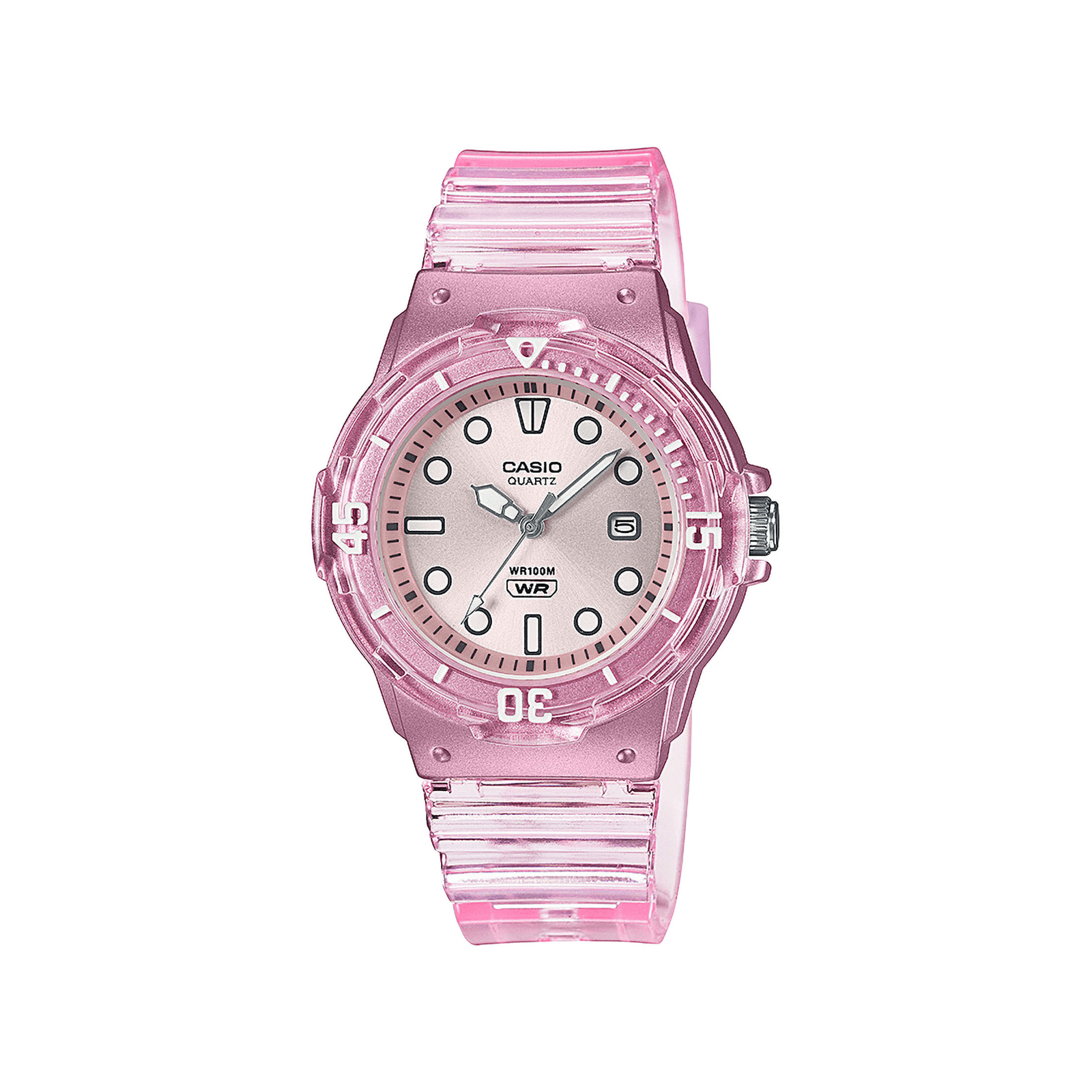 monte Casio femme style translucide