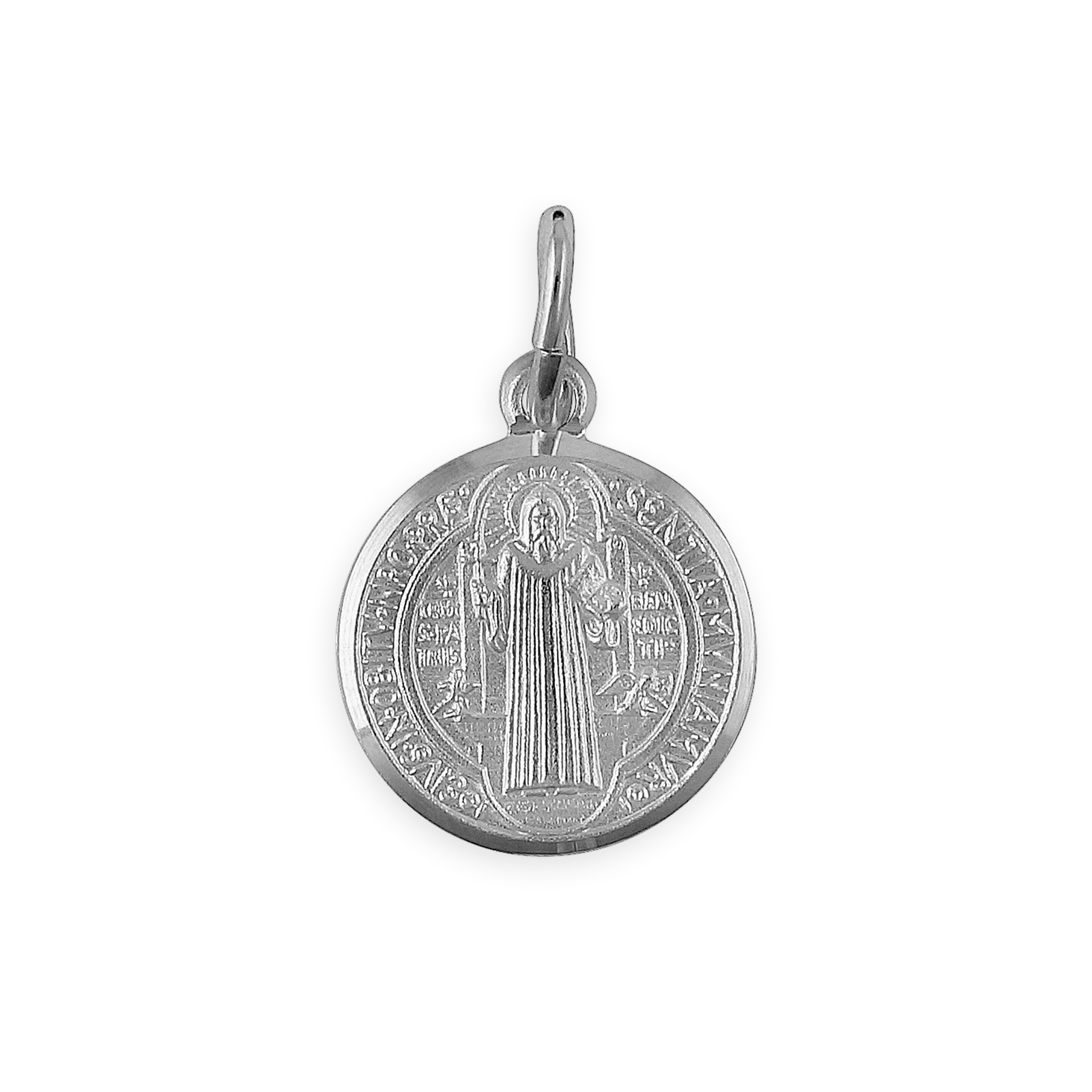 Médaille Saint-Benoit Argent925 avec bélière