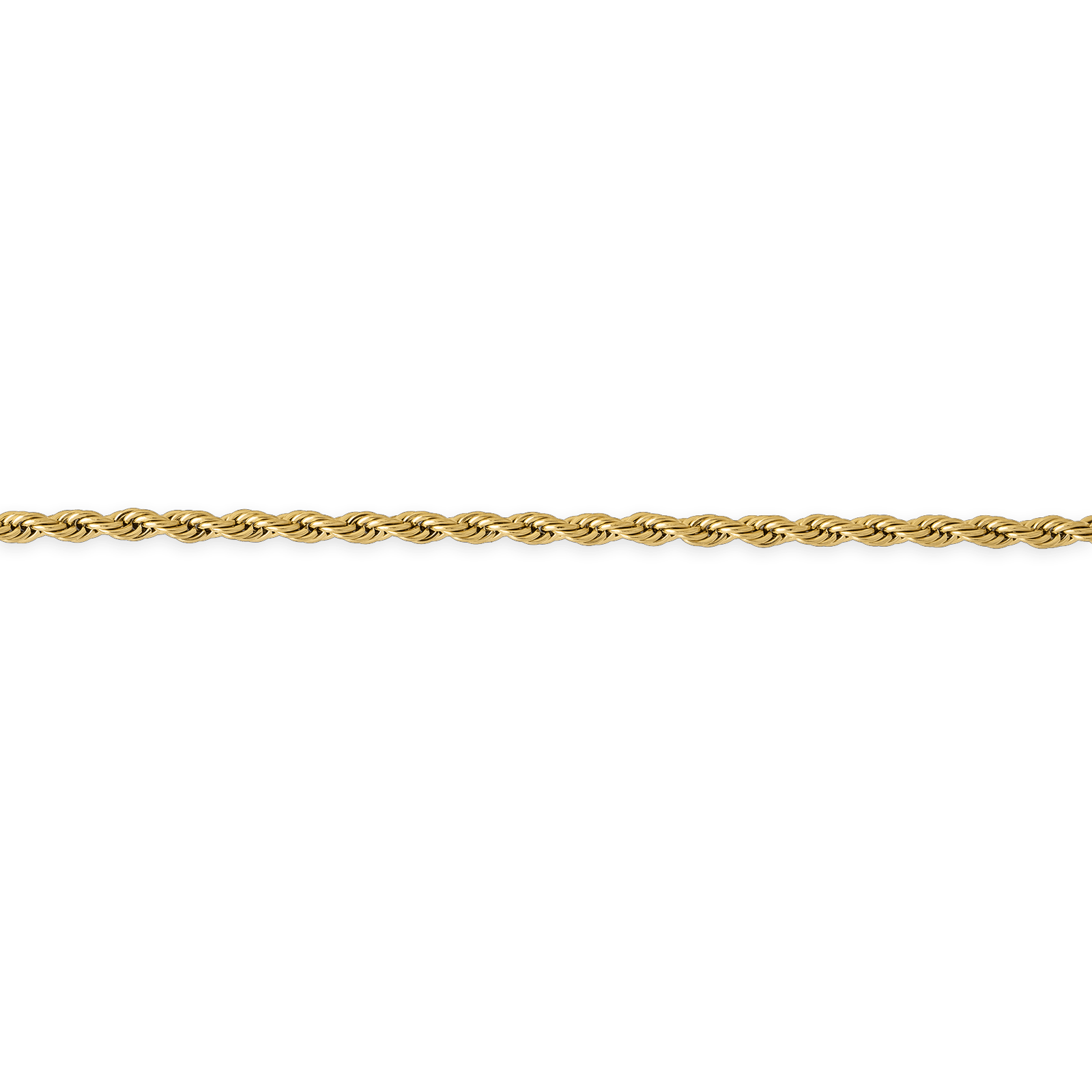 Collier acier jaune maille corde