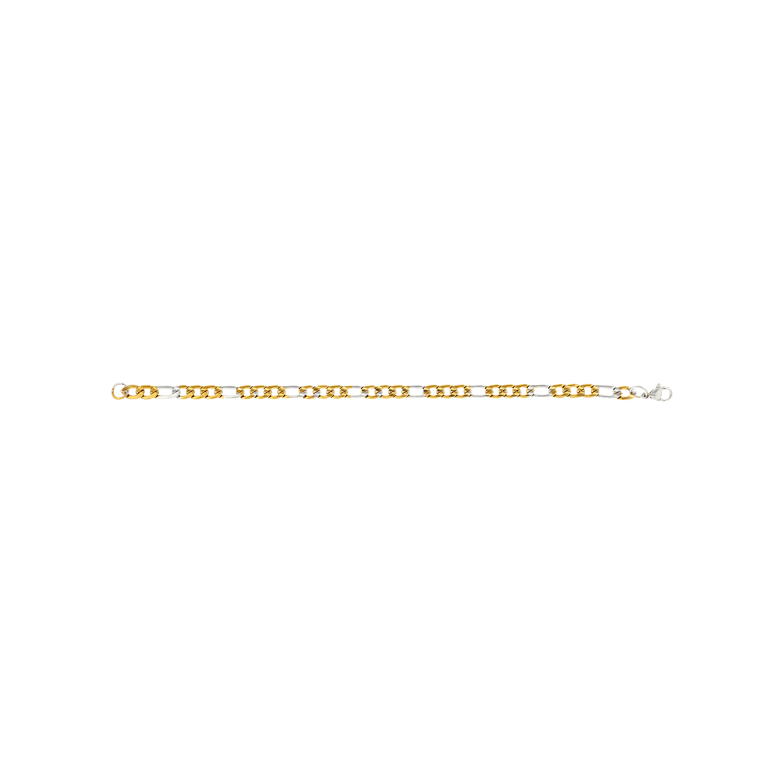 Bracelet Callas Alterné 1.3 Acier Bicolore 6.5 millimètres 21 centimètres