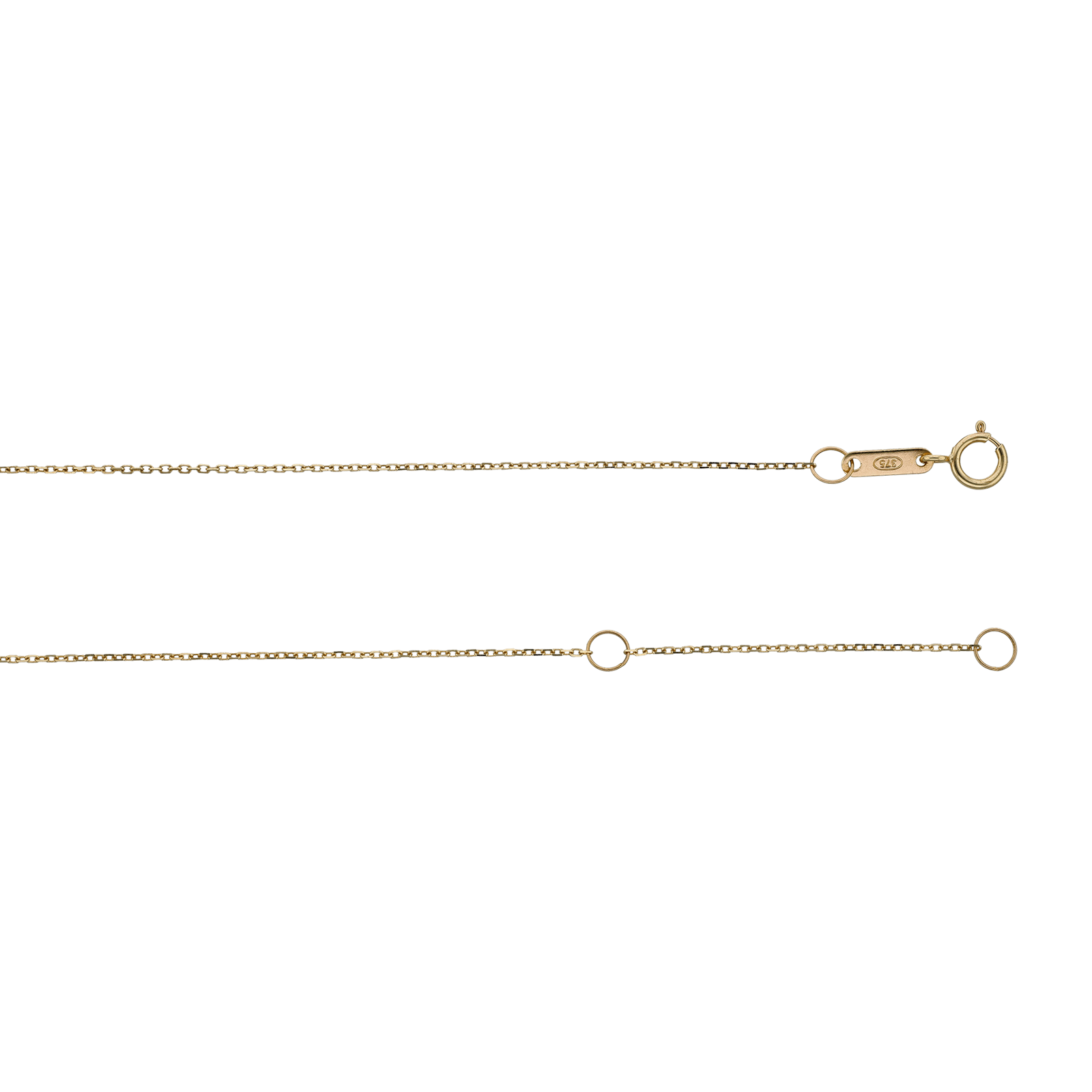 Collier fantaisie double coeur enlacé diamanté 42 plus 3 centimètres