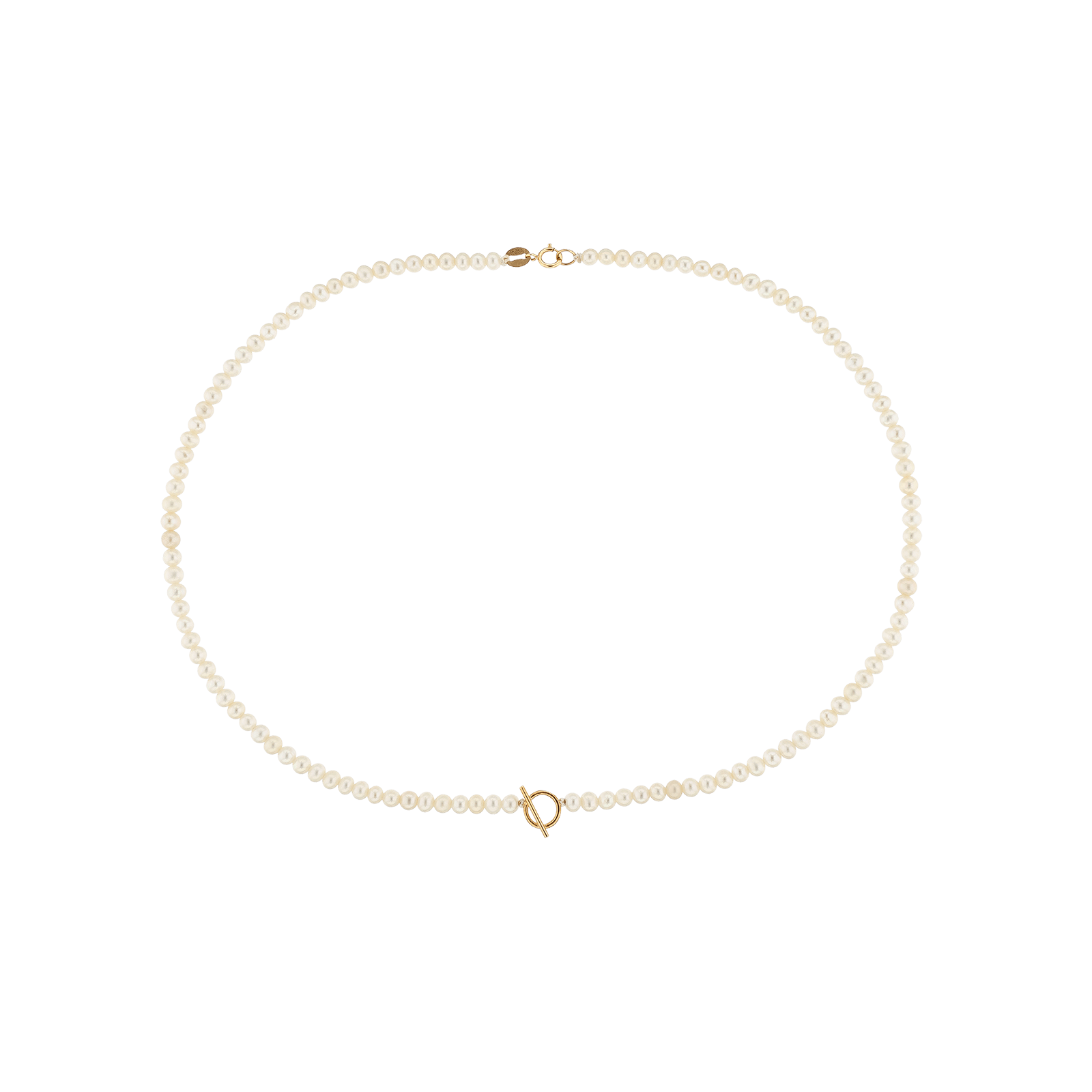 collier de perle avec tige barre 45 centimètres