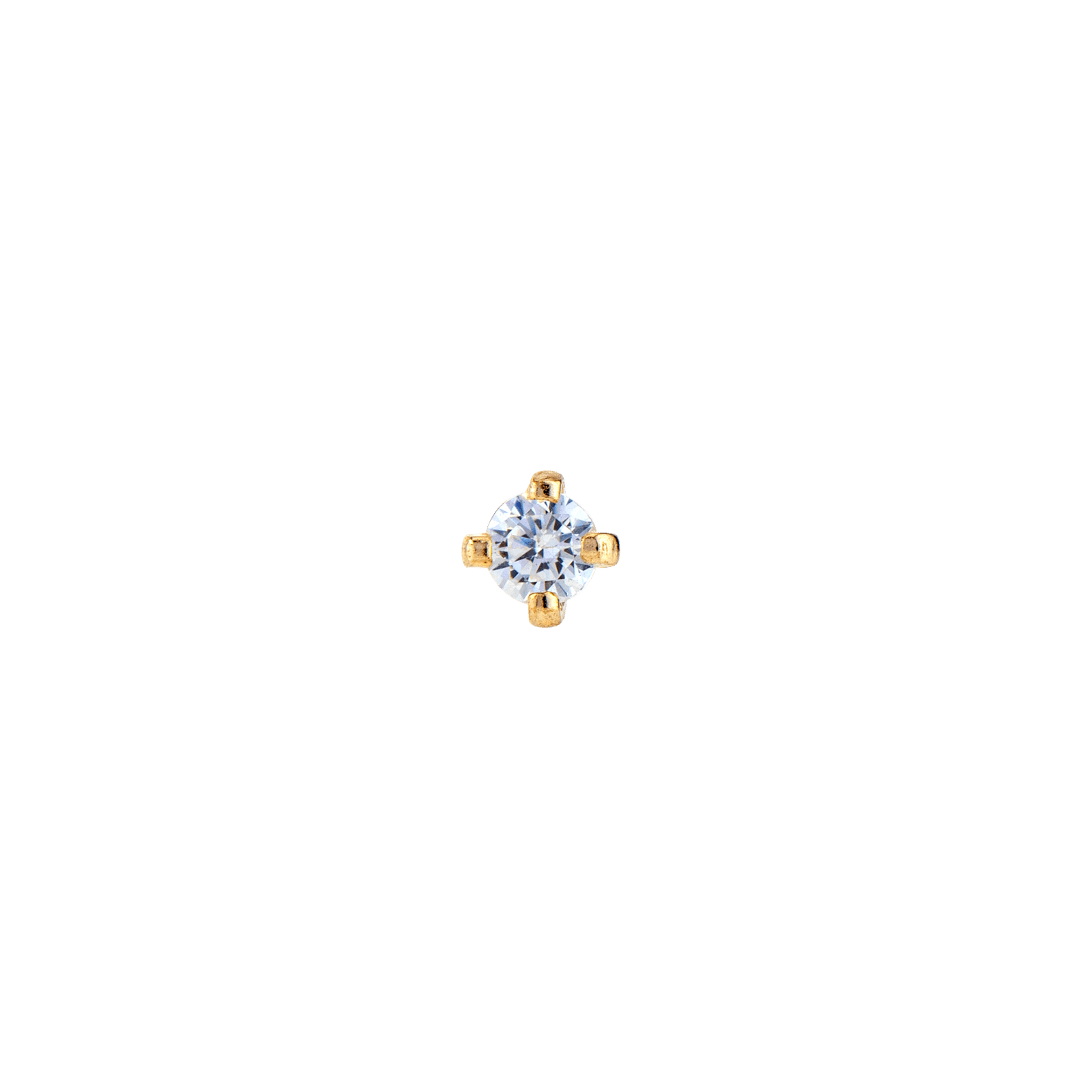 Piercing Nez Or375 Zirconium