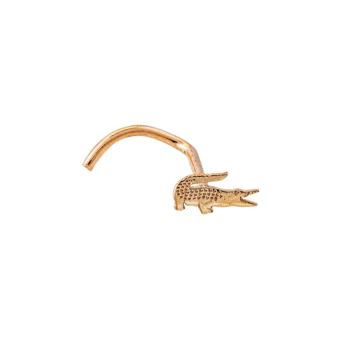 Piercing Nez Or375 Crocodile