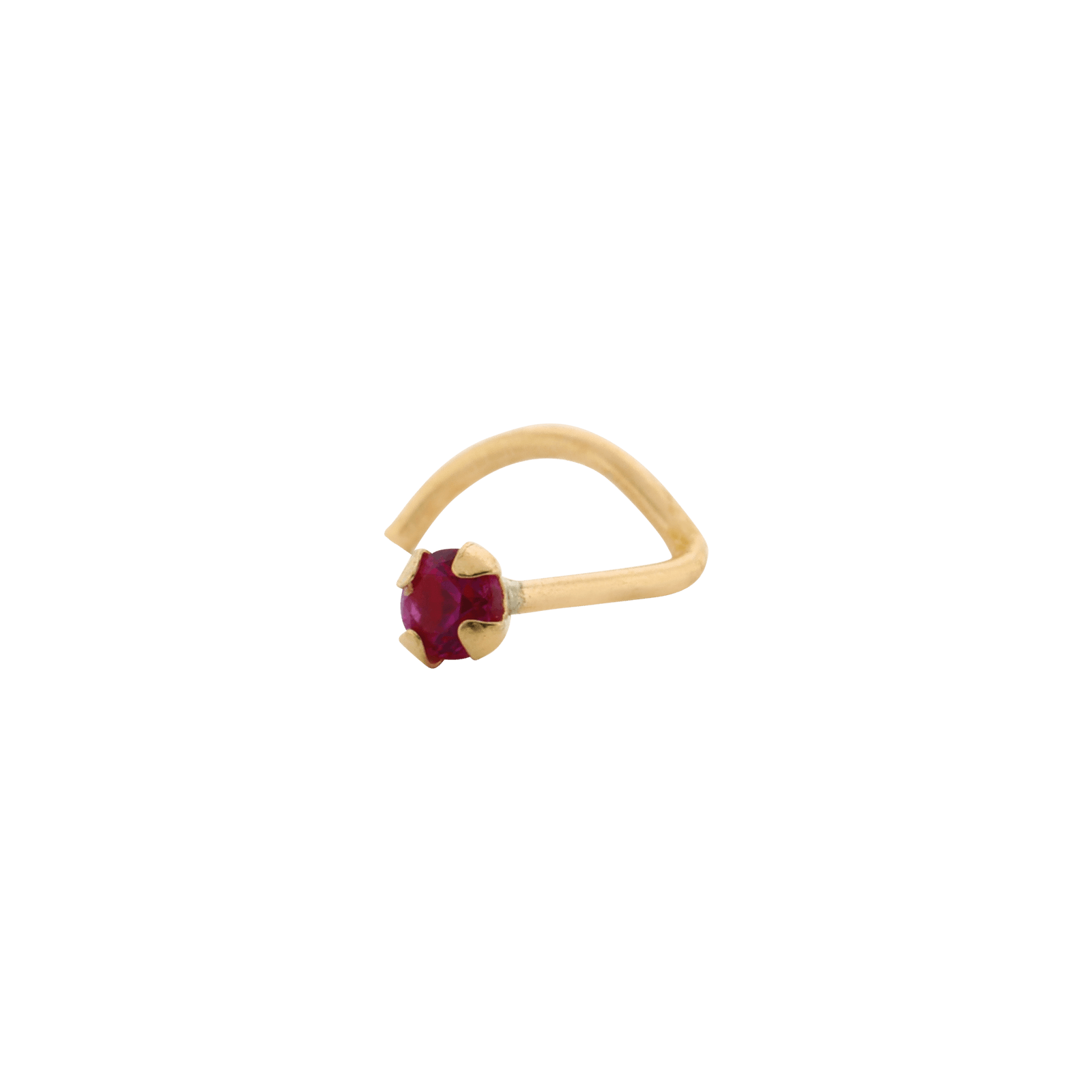 Piercing de nez Oxyde rouge