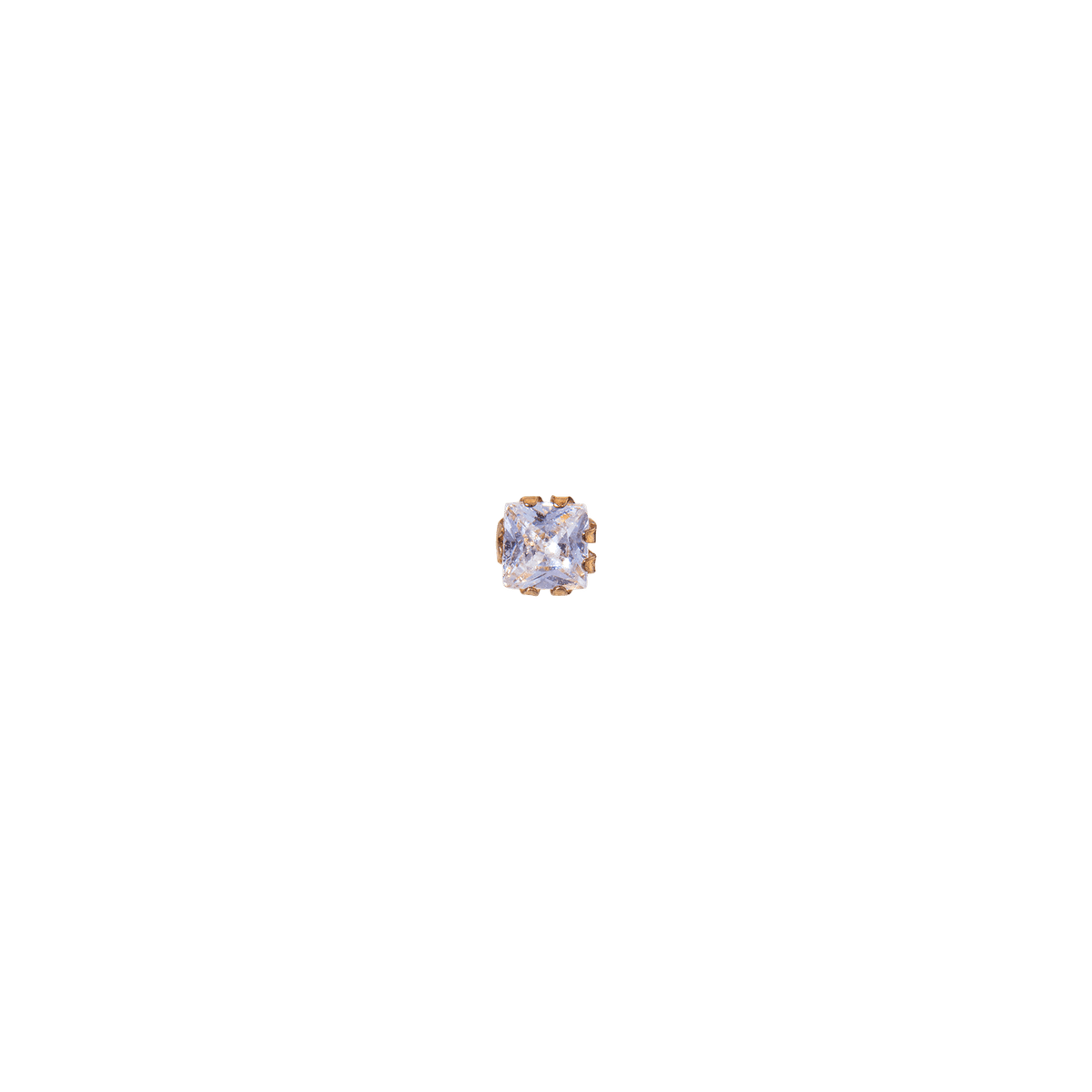 Piercing Arcade Or 37515mm Zircon3mm Boule3mm Tige8mm1.2mm