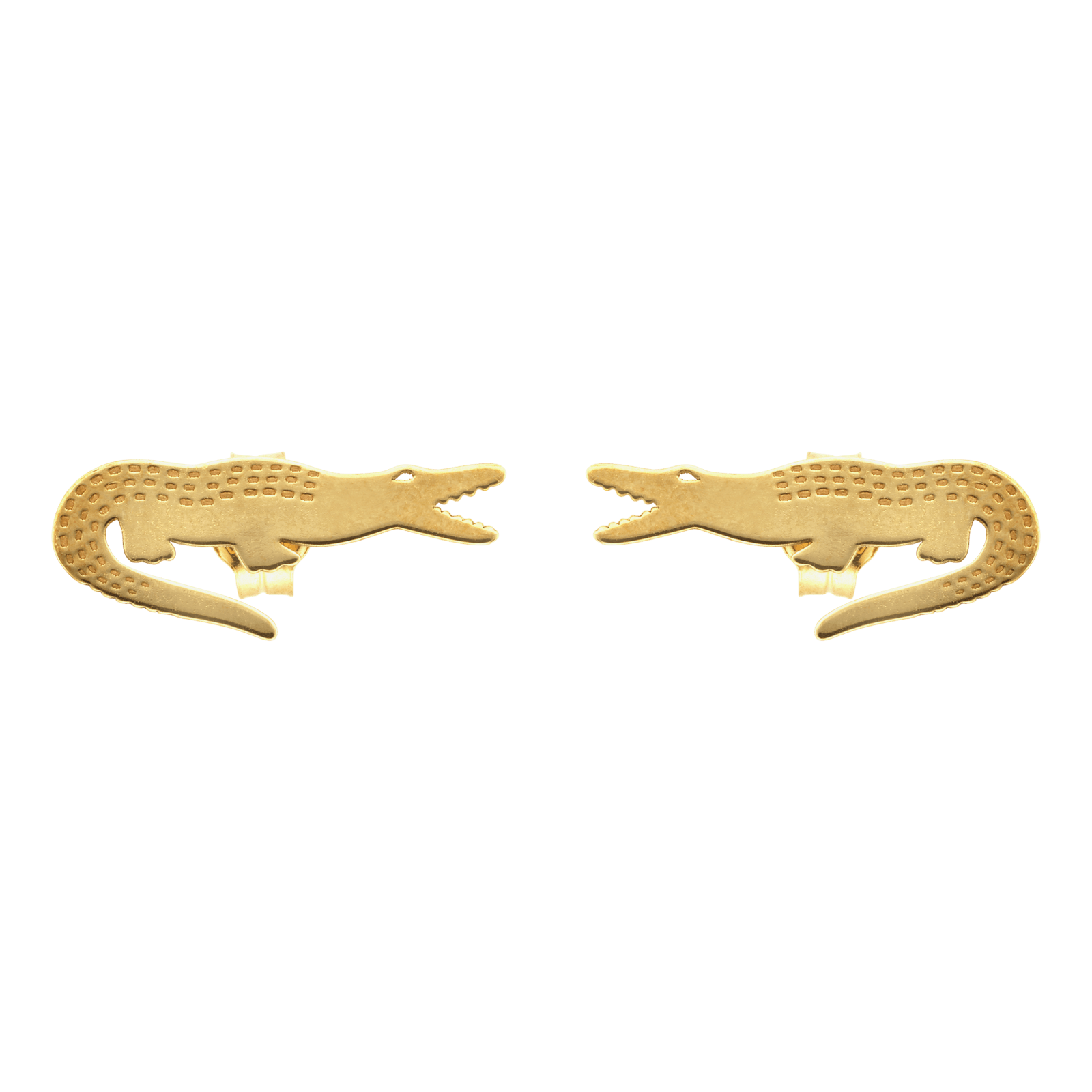 Boucles d'Oreilles Crocodile Grand modèle