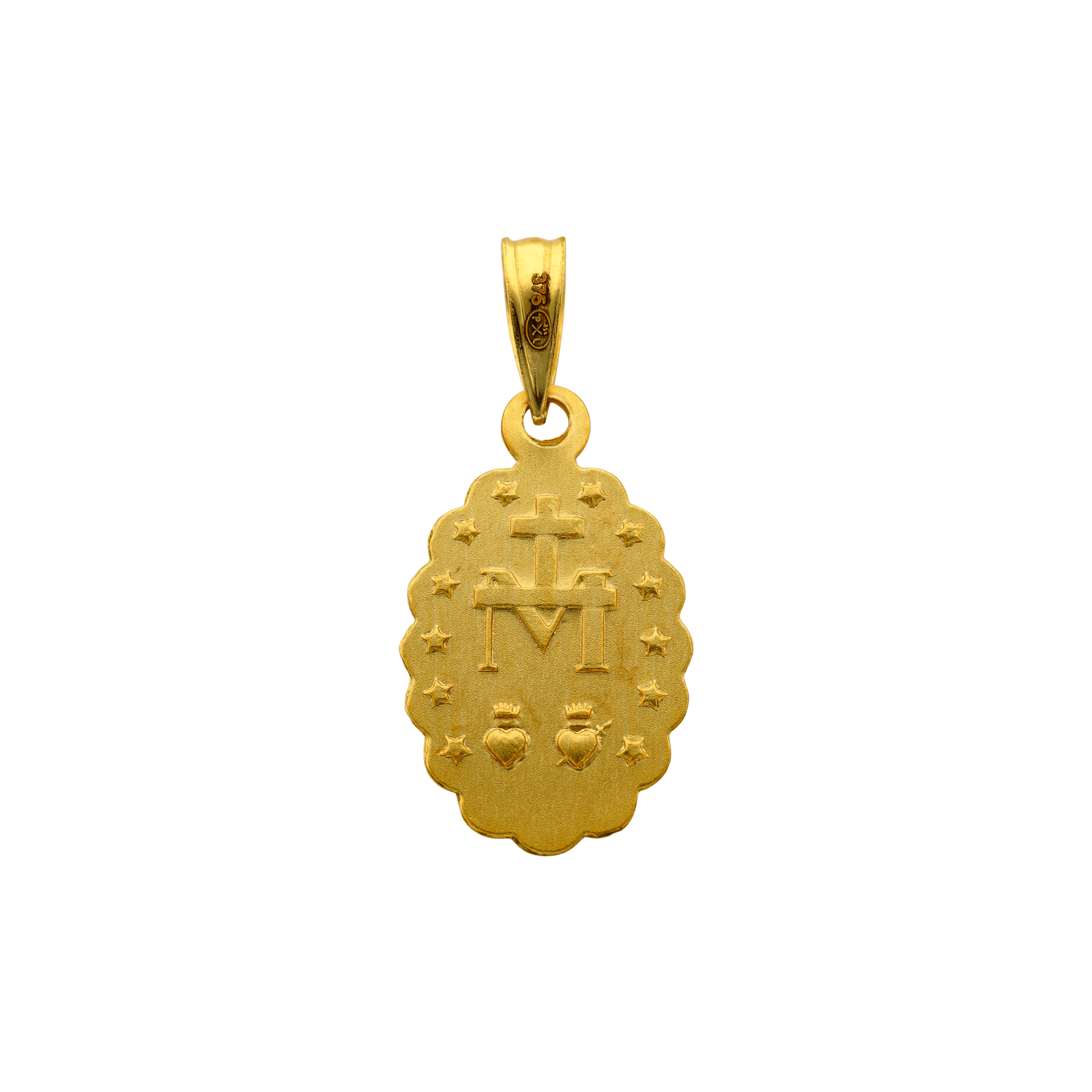 MEDAILLE MIRACULEUSE OVALE CONTOUR DIAMANTE or 375