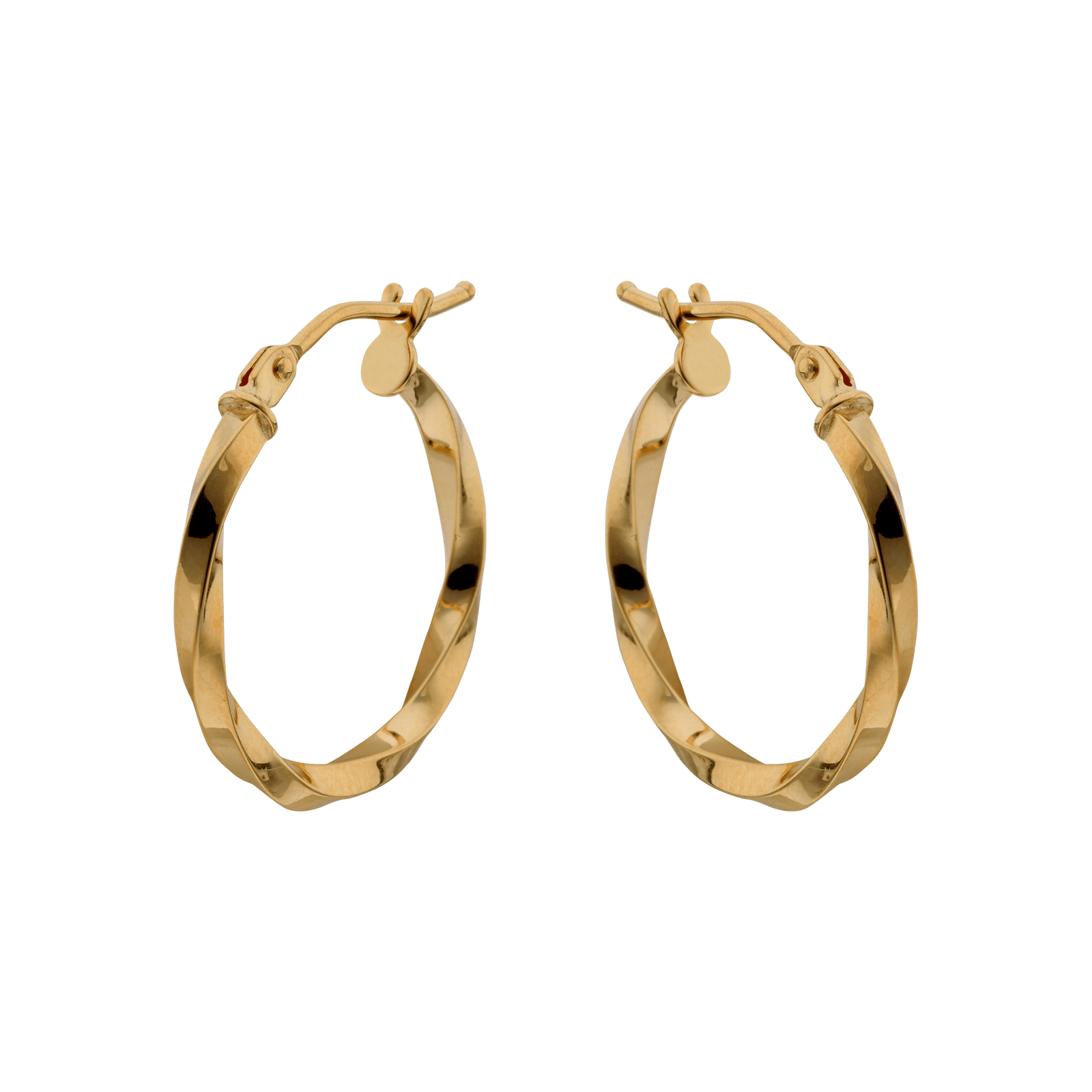 CREOLES OR 375 TORSADEES 20/18MM